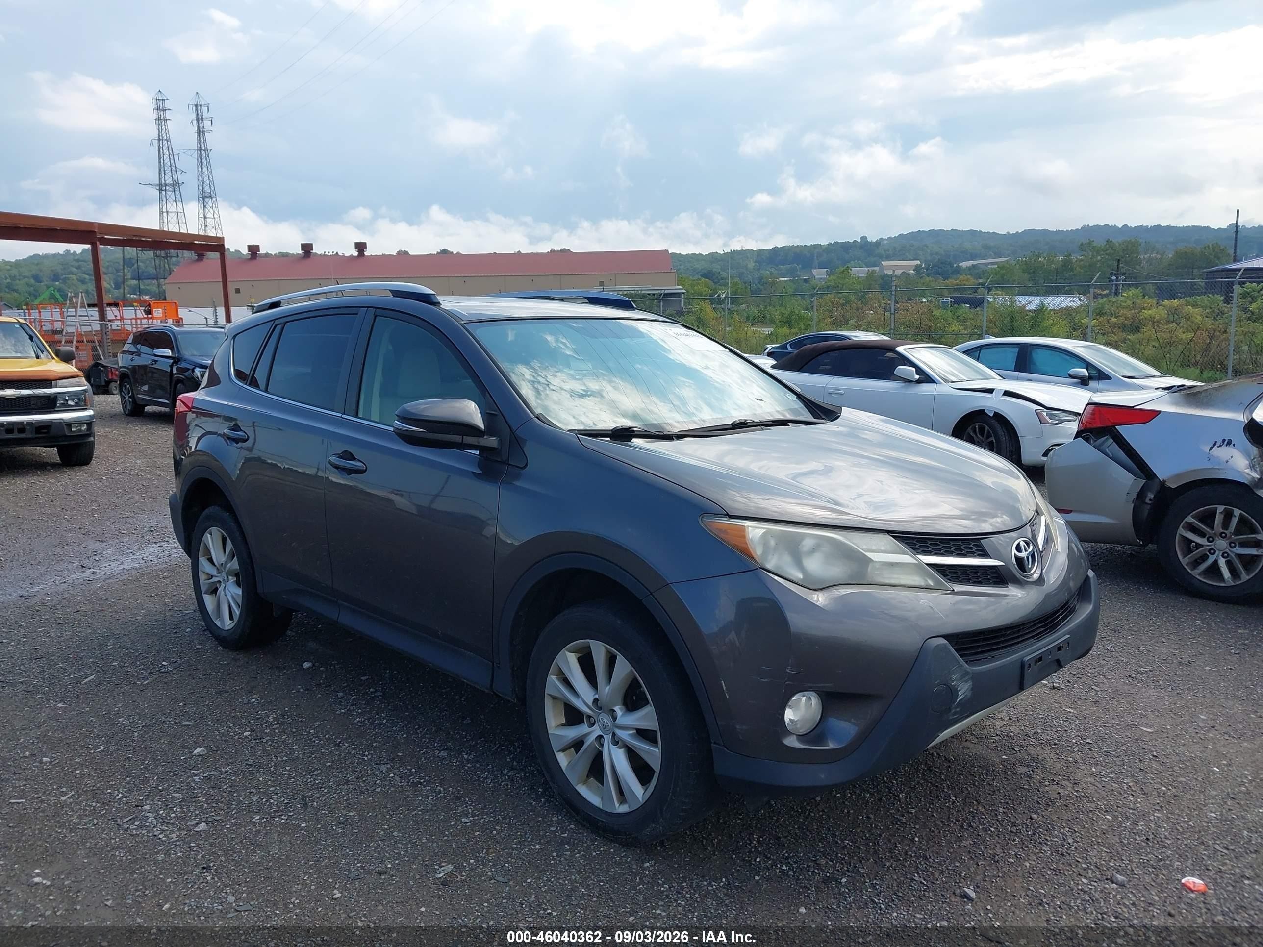 2013 Toyota Rav4 Limited Gray vin: JTMDFREV9D5008518