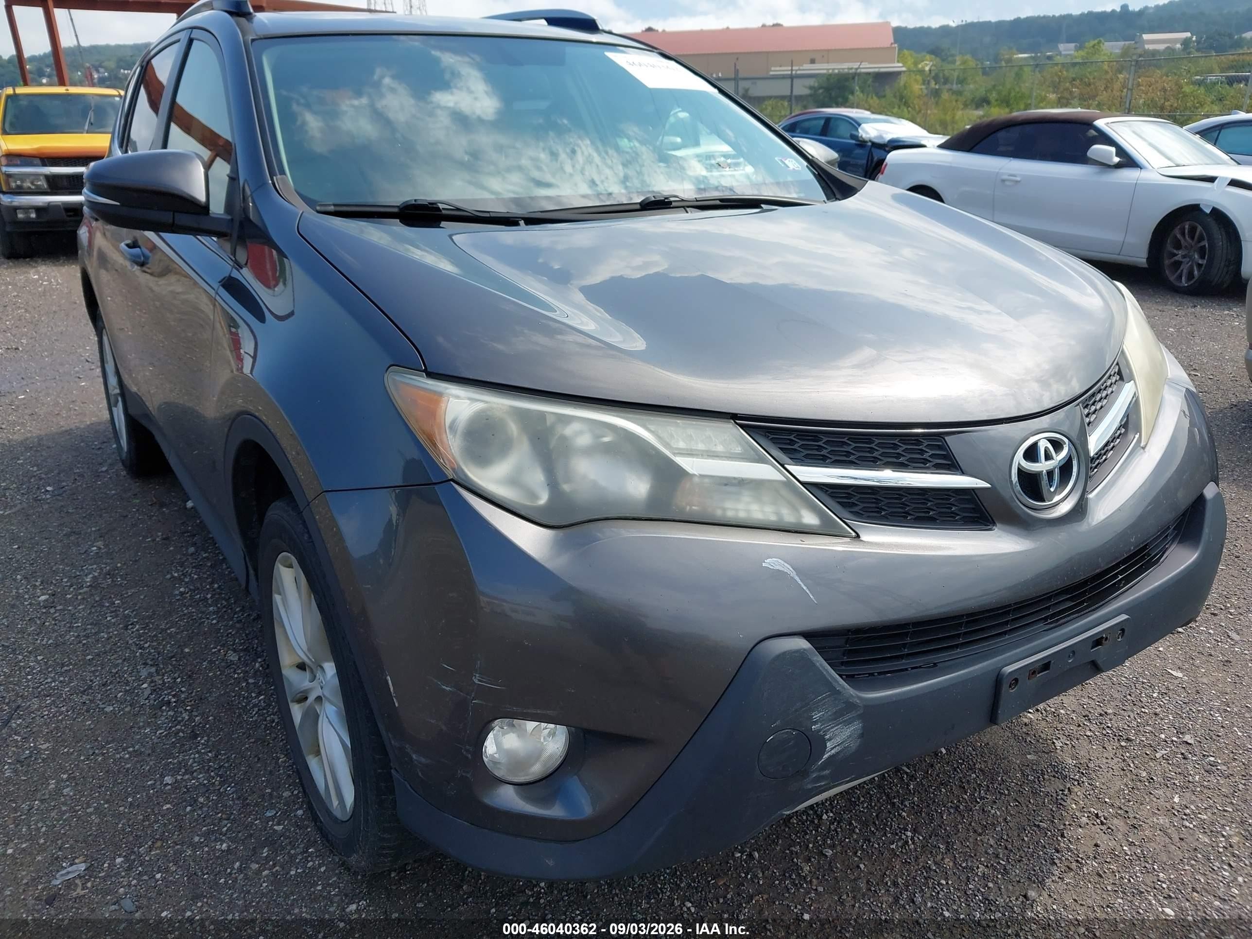 2013 Toyota Rav4 Limited Gray vin: JTMDFREV9D5008518