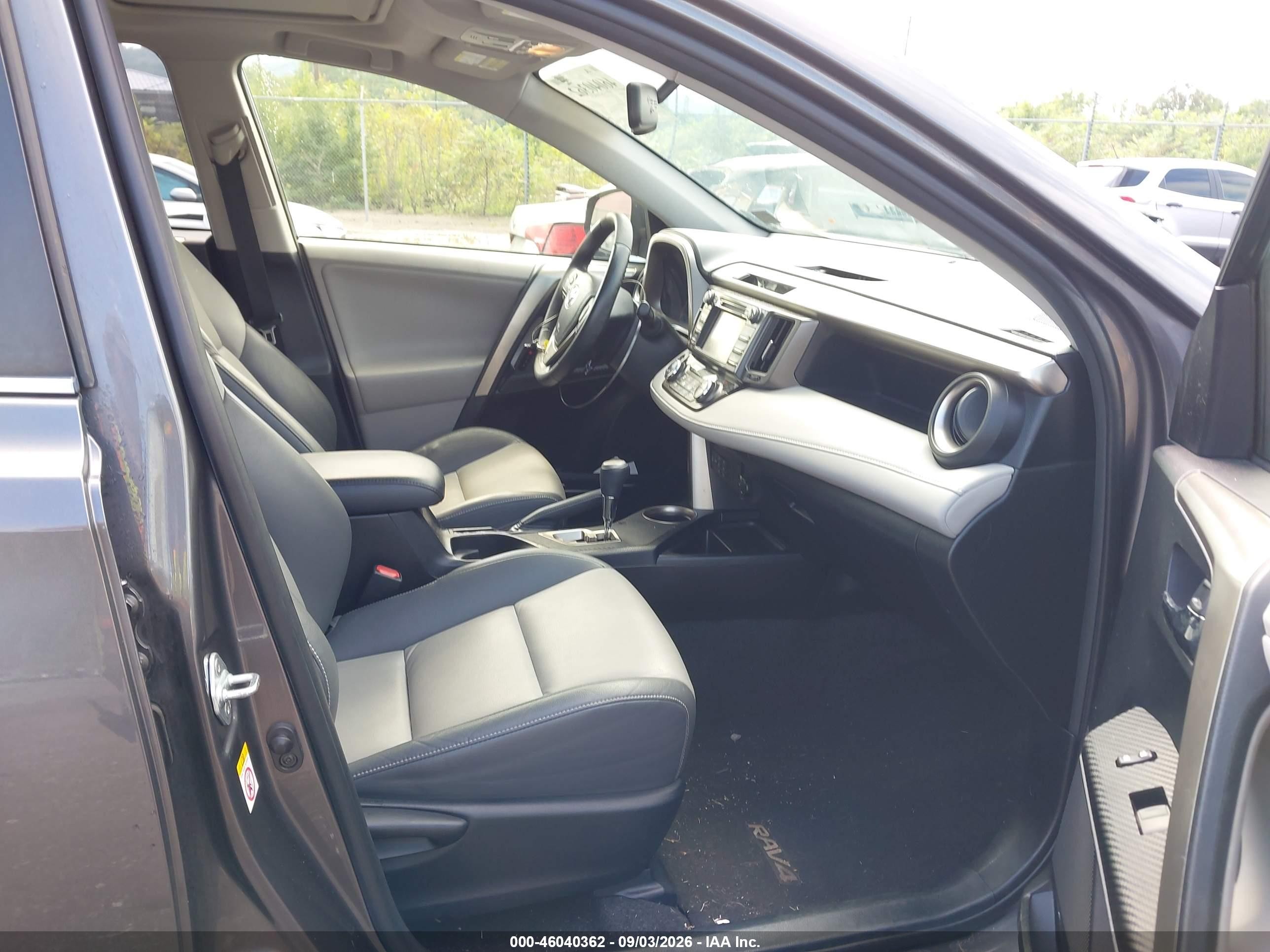 2013 Toyota Rav4 Limited Gray vin: JTMDFREV9D5008518