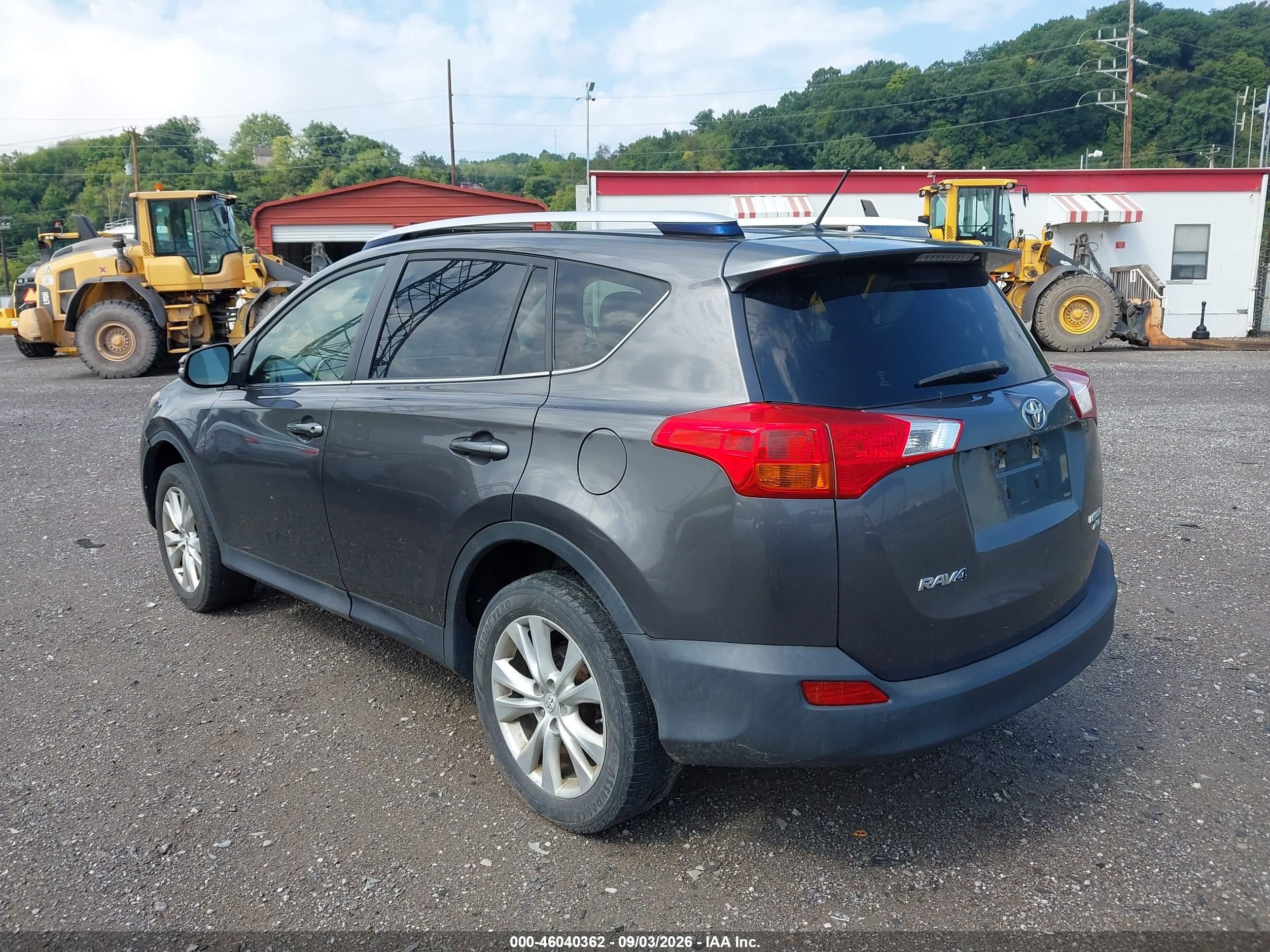 2013 Toyota Rav4 Limited Gray vin: JTMDFREV9D5008518