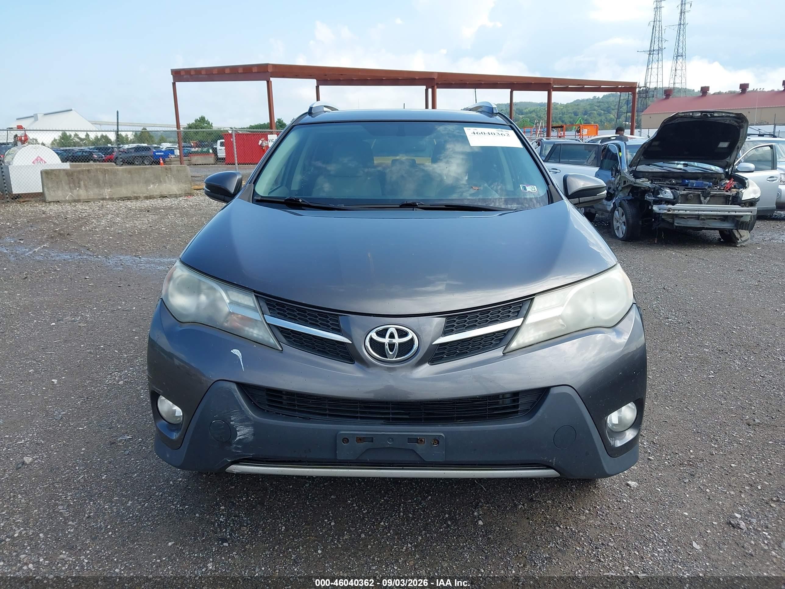 2013 Toyota Rav4 Limited Gray vin: JTMDFREV9D5008518