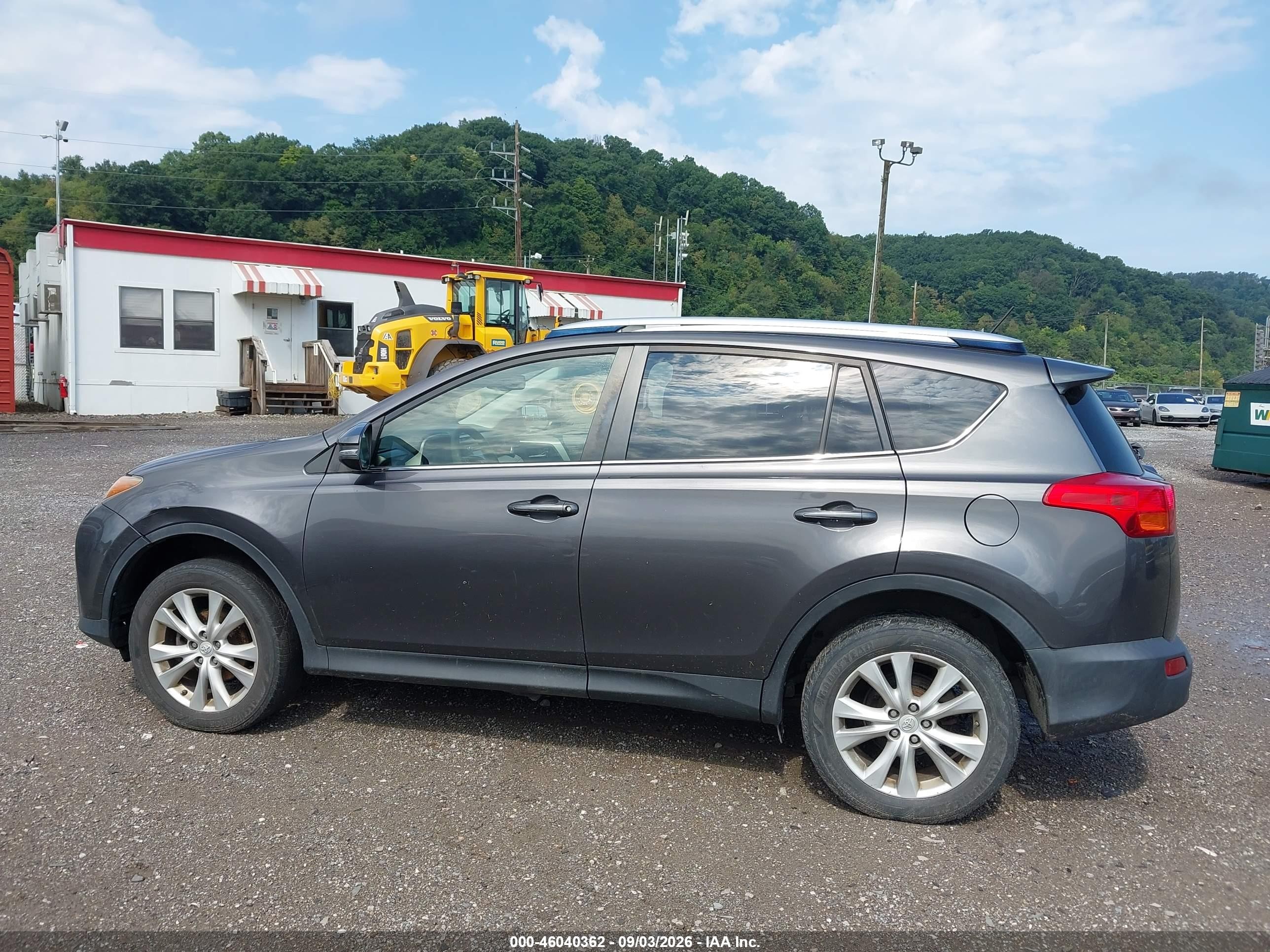 2013 Toyota Rav4 Limited Gray vin: JTMDFREV9D5008518