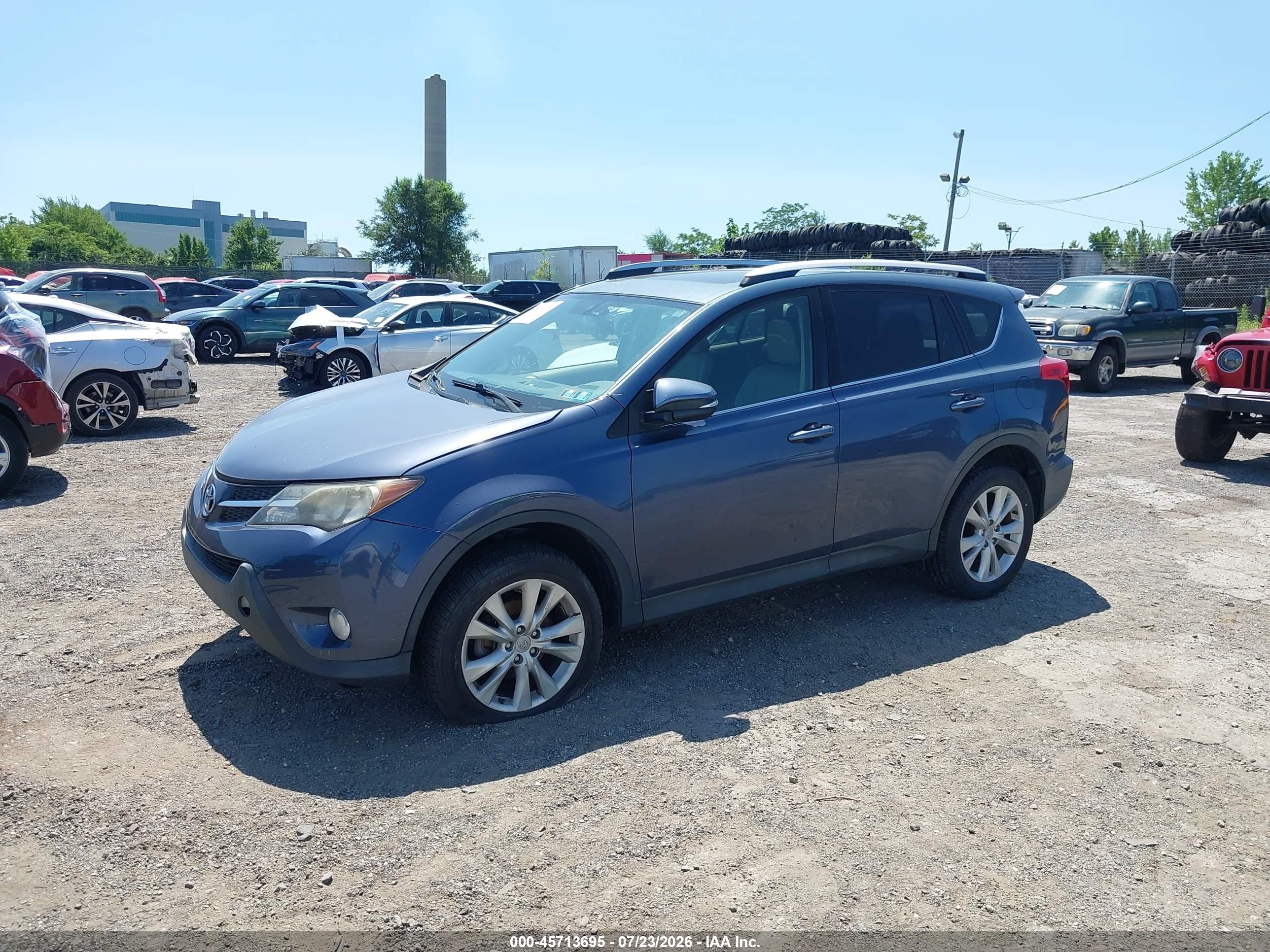 2013 Toyota Rav4 Limited Gray vin: JTMDFREV9D5010530