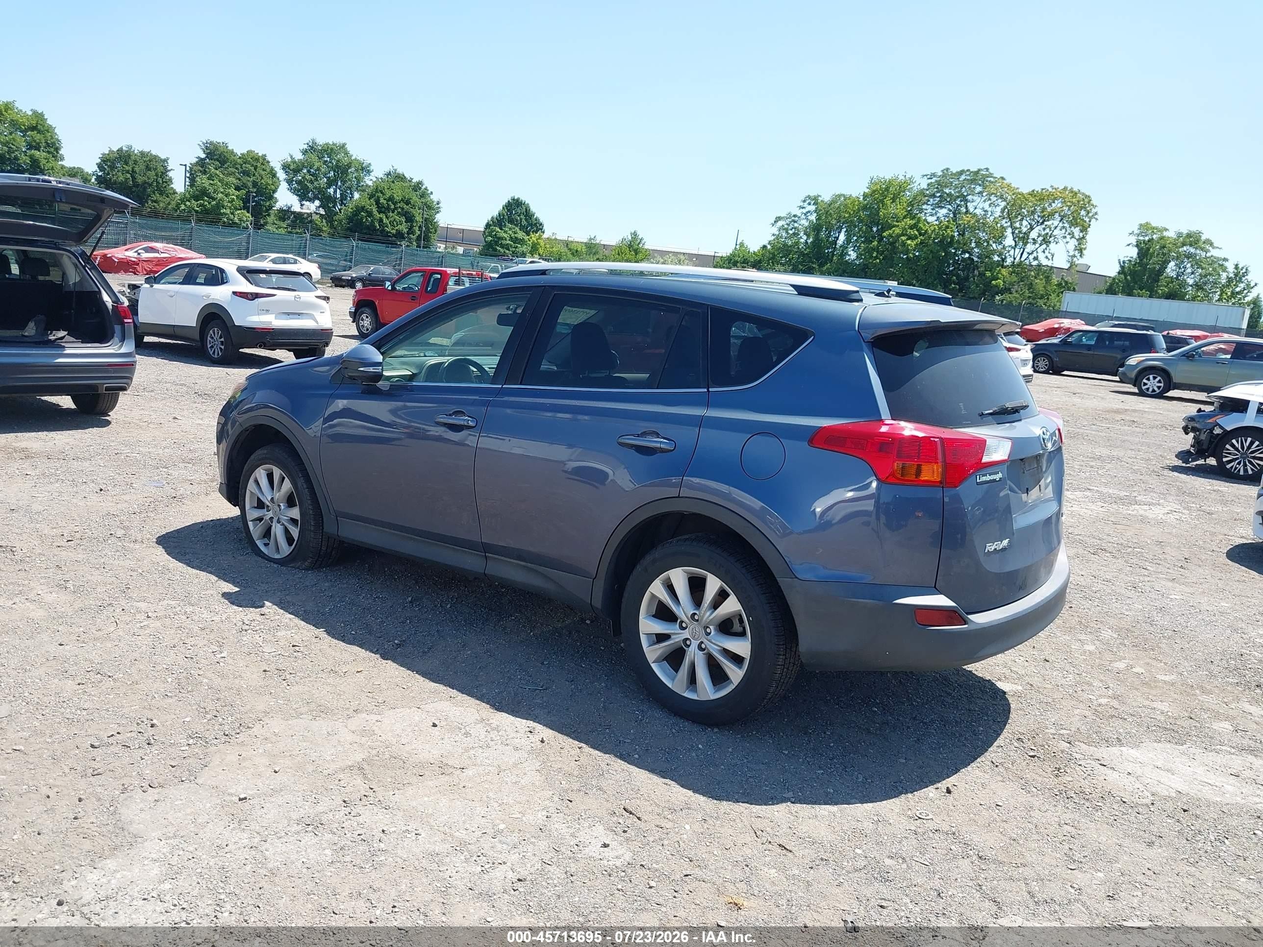 2013 Toyota Rav4 Limited Gray vin: JTMDFREV9D5010530