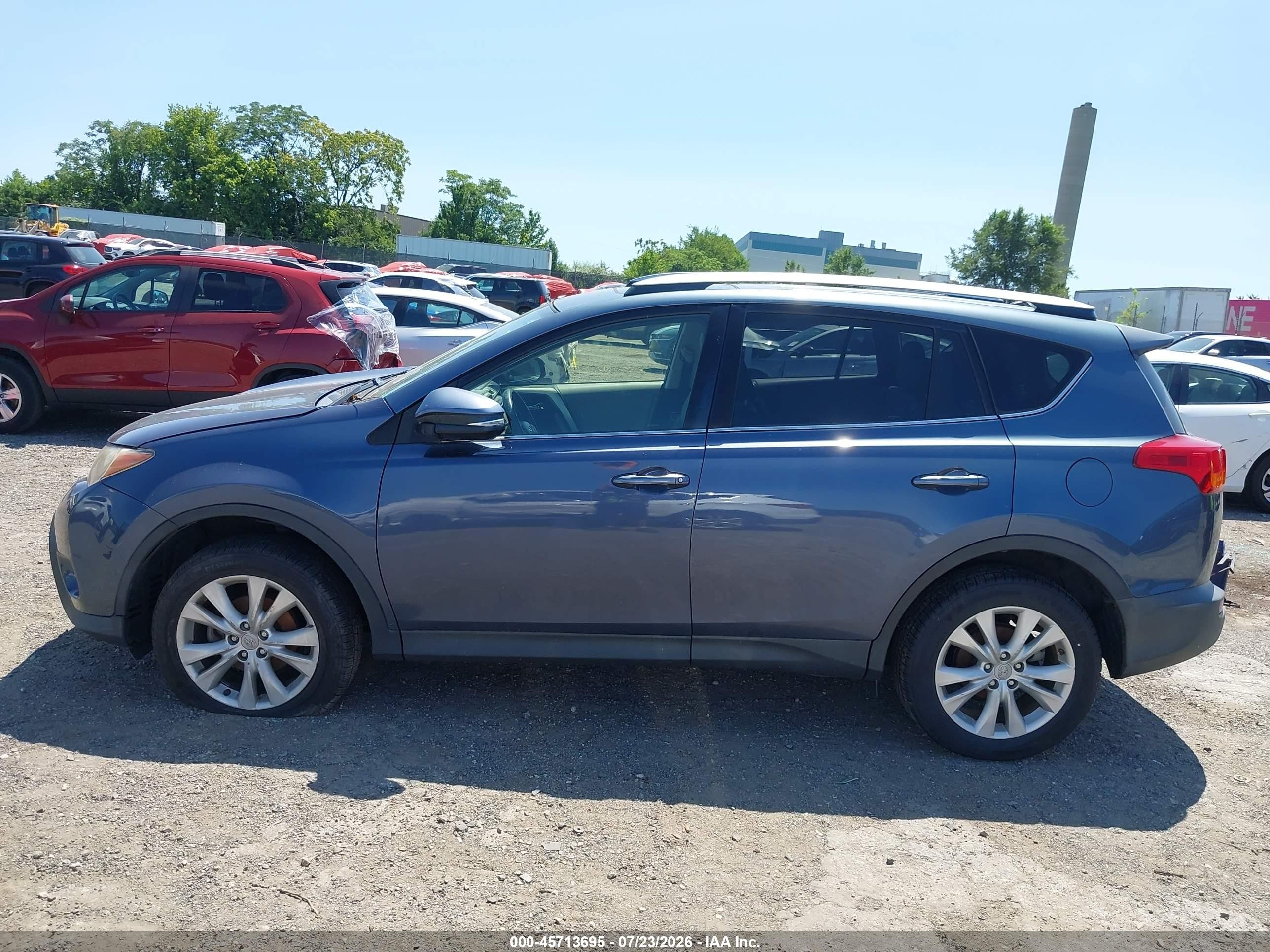 2013 Toyota Rav4 Limited Gray vin: JTMDFREV9D5010530