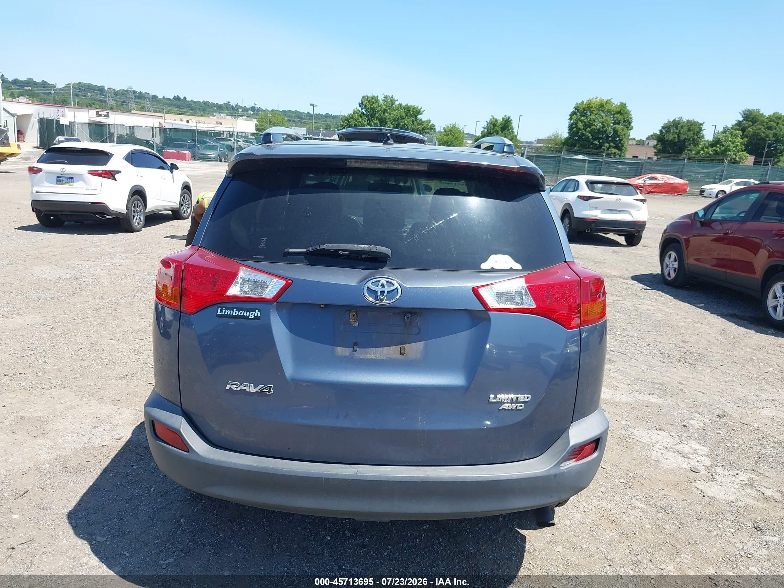 2013 Toyota Rav4 Limited Gray vin: JTMDFREV9D5010530