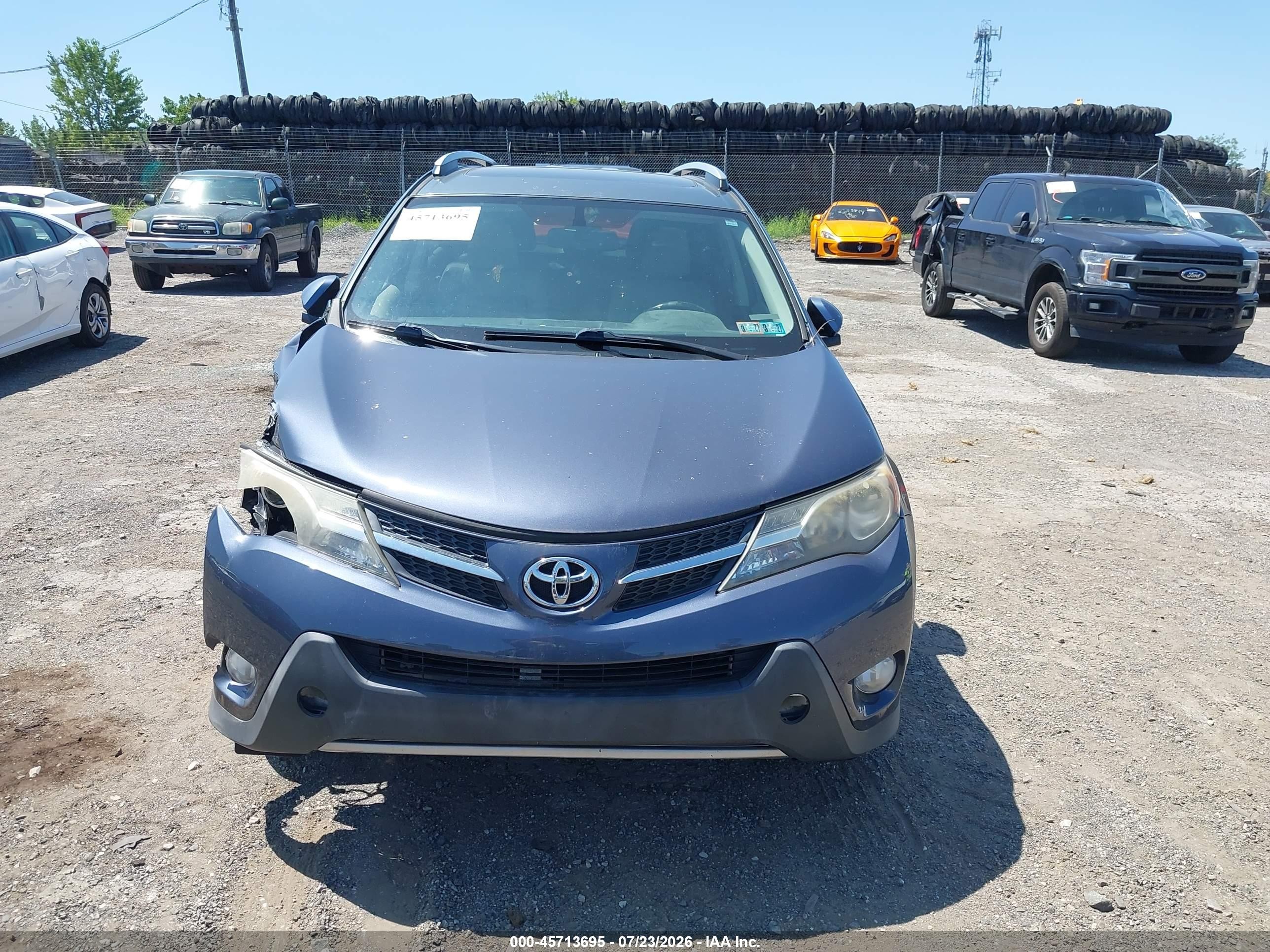 2013 Toyota Rav4 Limited Gray vin: JTMDFREV9D5010530