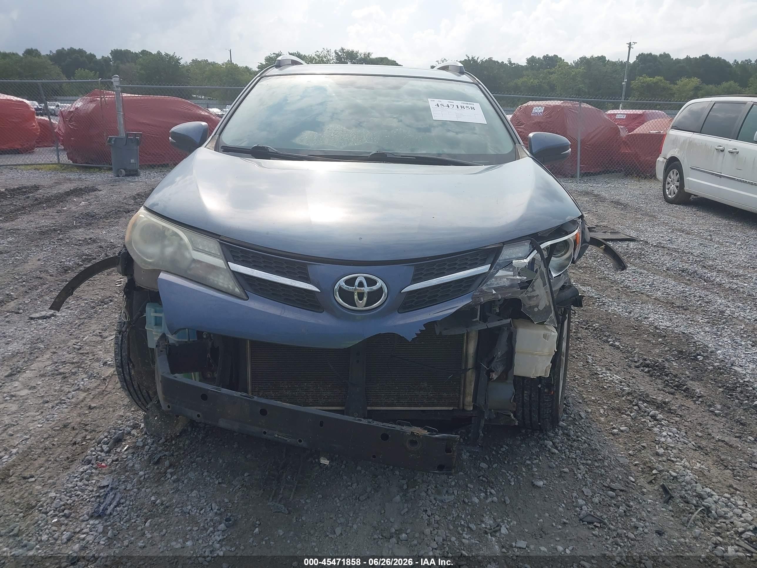 2013 Toyota Rav4 Limited Blue vin: JTMDFREV9DD001316