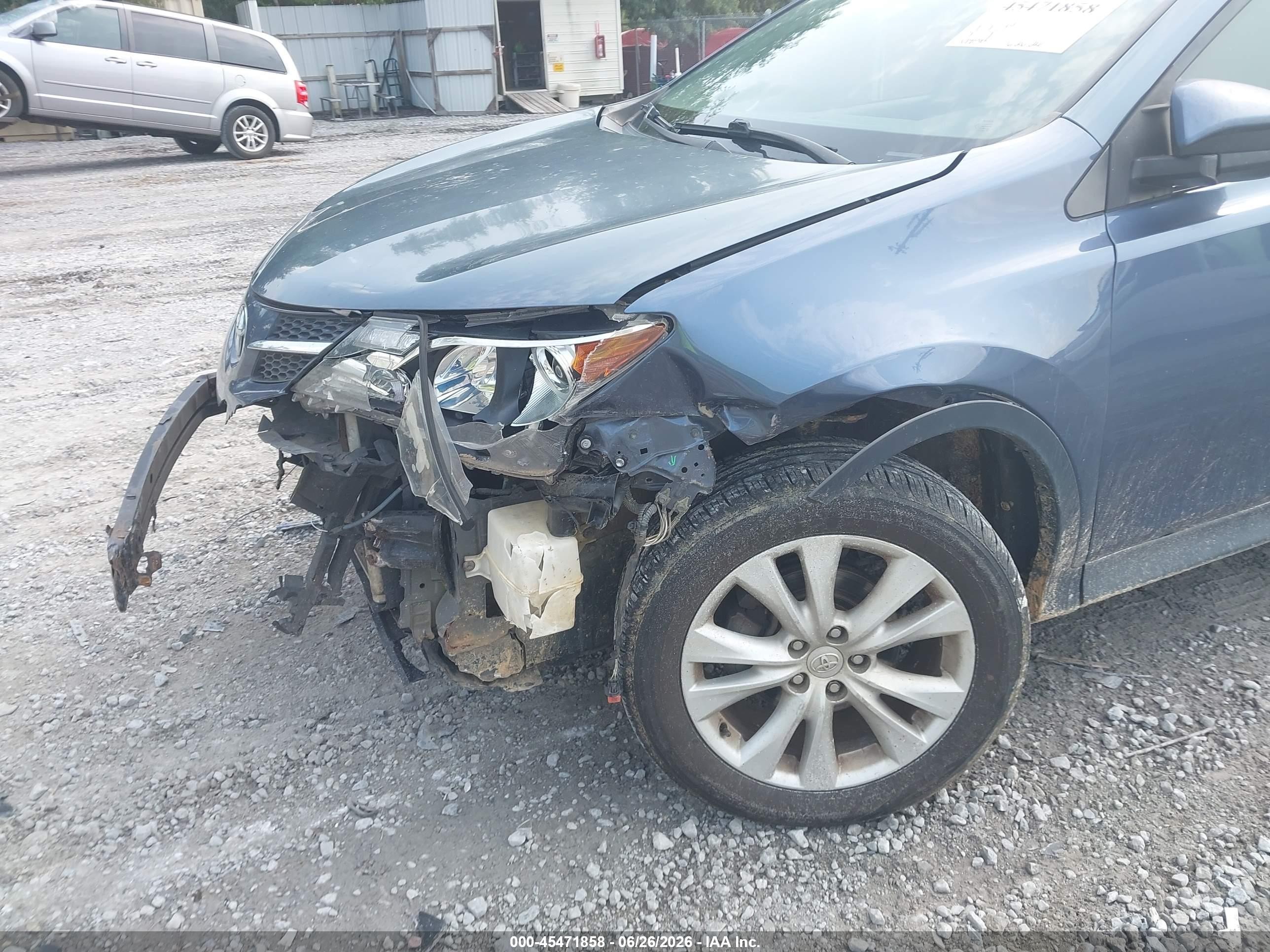 2013 Toyota Rav4 Limited Blue vin: JTMDFREV9DD001316
