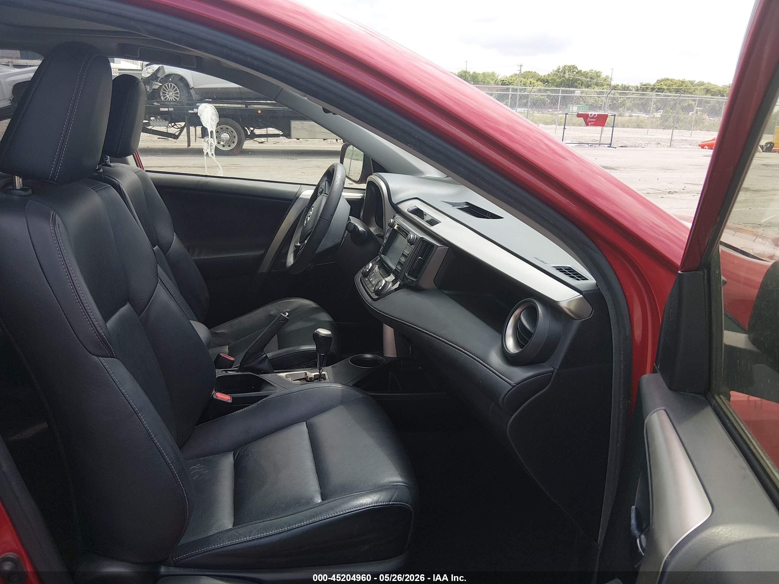 2013 Toyota Rav4 Limited Red vin: JTMDFREV9DD022344