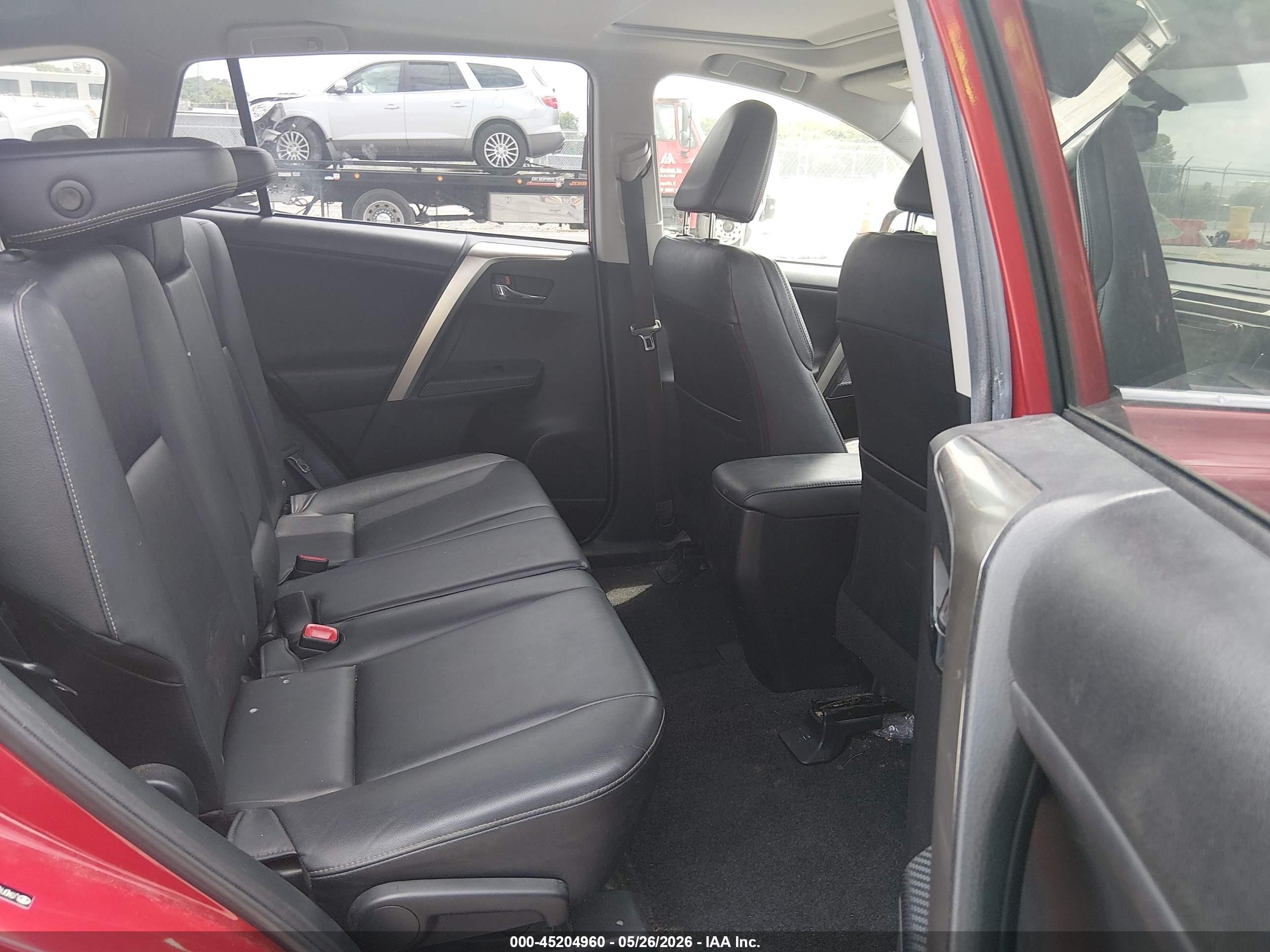 2013 Toyota Rav4 Limited Red vin: JTMDFREV9DD022344