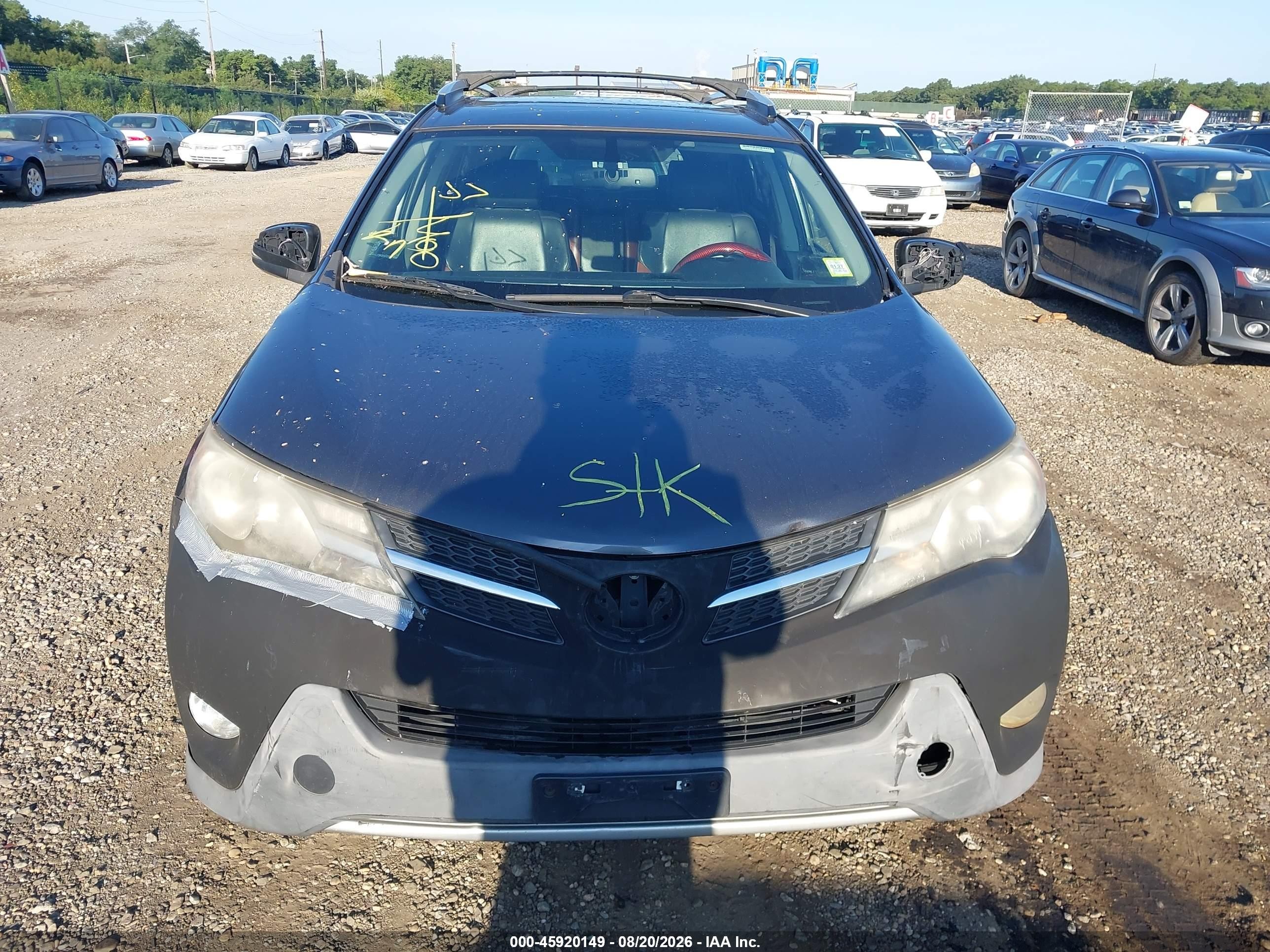 2014 Toyota Rav4 Limited Gray vin: JTMDFREV9ED070864