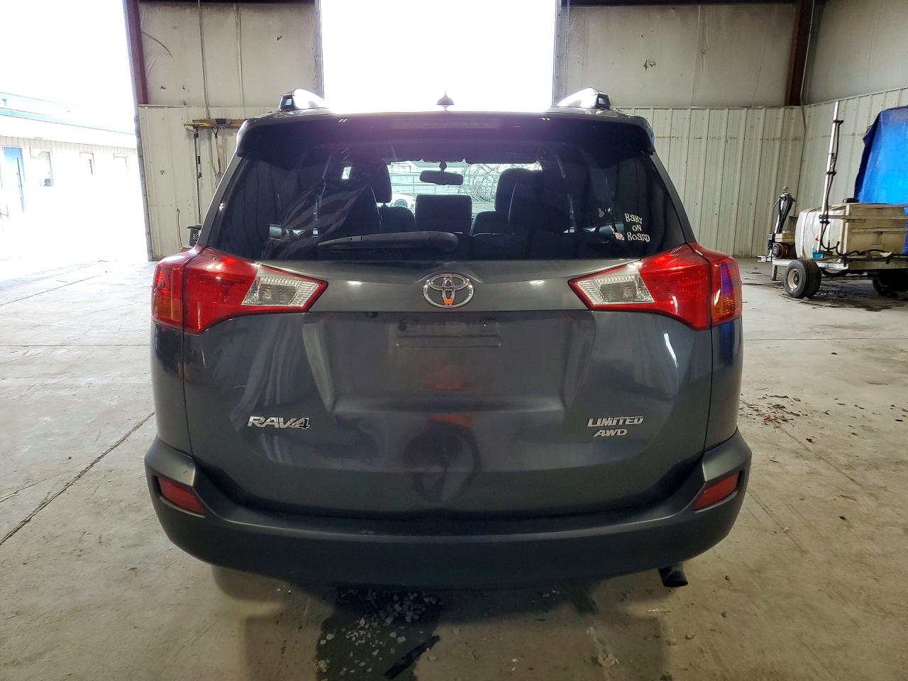 2015 Toyota Rav4 Limited Gray vin: JTMDFREV9FD105436