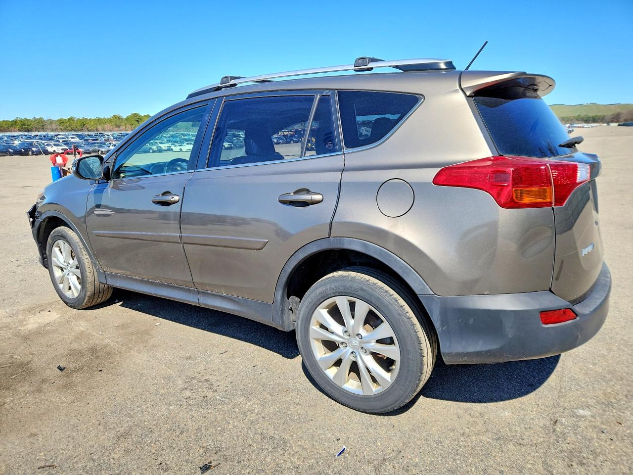 2015 Toyota Rav4 Limited Серый vin: JTMDFREV9FD151686