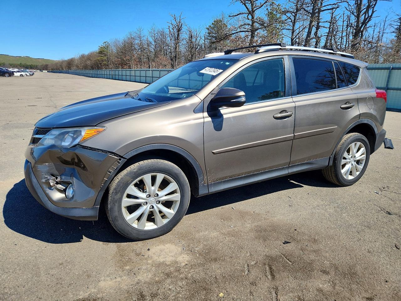 2015 Toyota Rav4 Limited Серый vin: JTMDFREV9FD151686