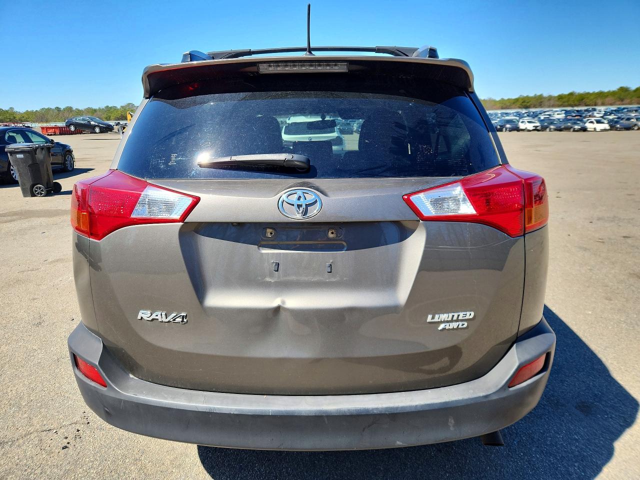 2015 Toyota Rav4 Limited Серый vin: JTMDFREV9FD151686