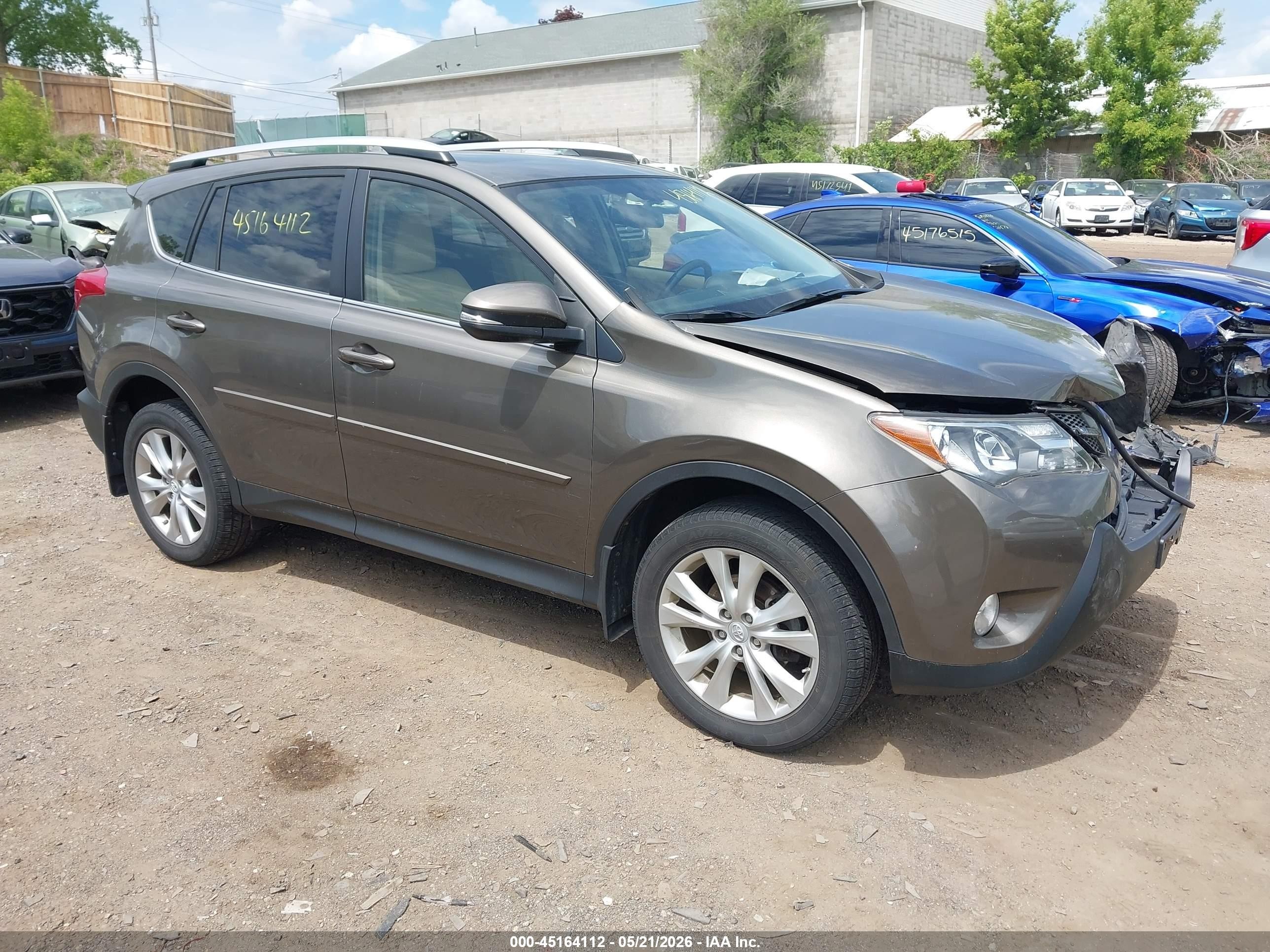 2013 Toyota Rav4 Limited Gray vin: JTMDFREVXD5019043