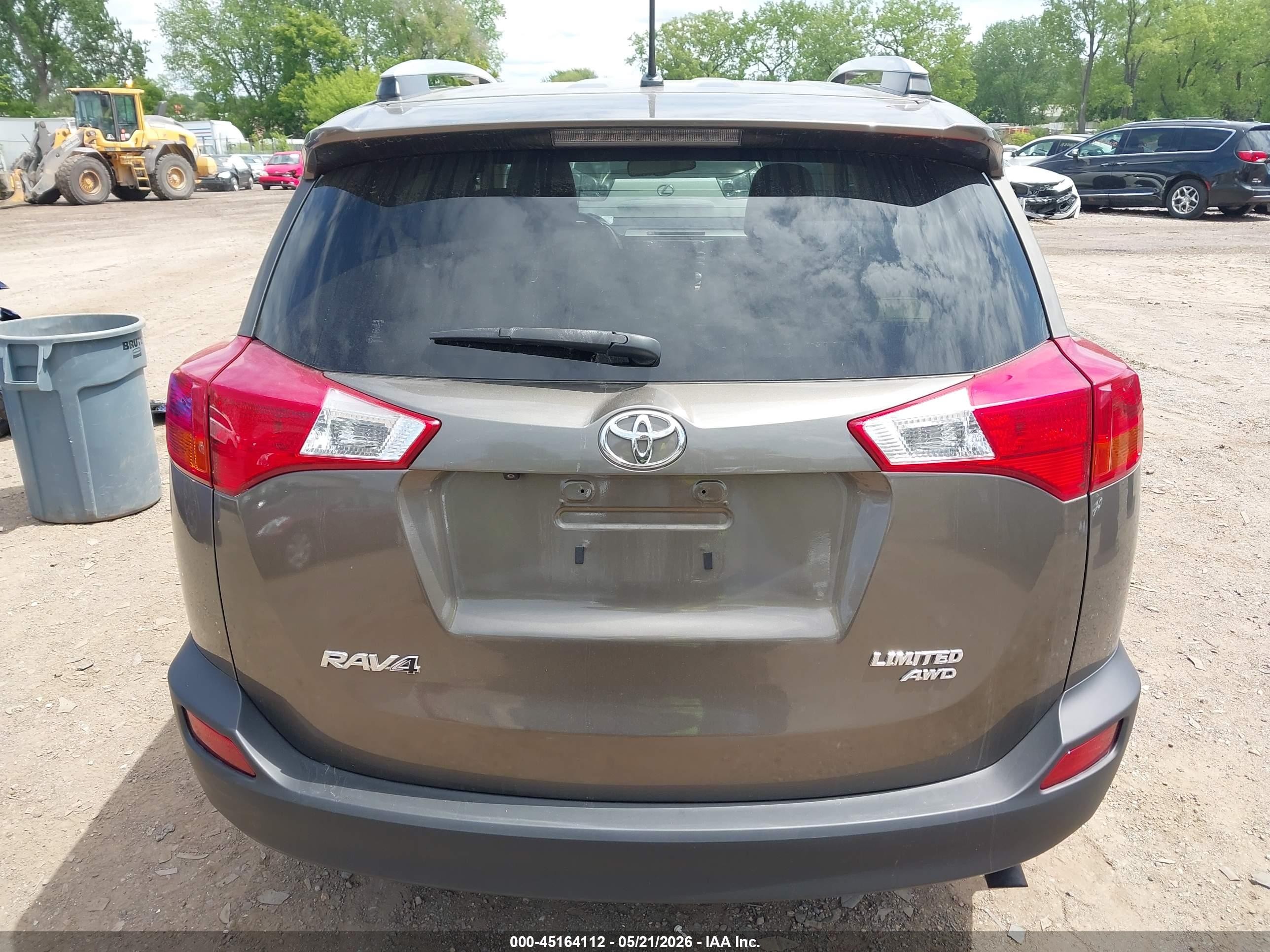 2013 Toyota Rav4 Limited Gray vin: JTMDFREVXD5019043