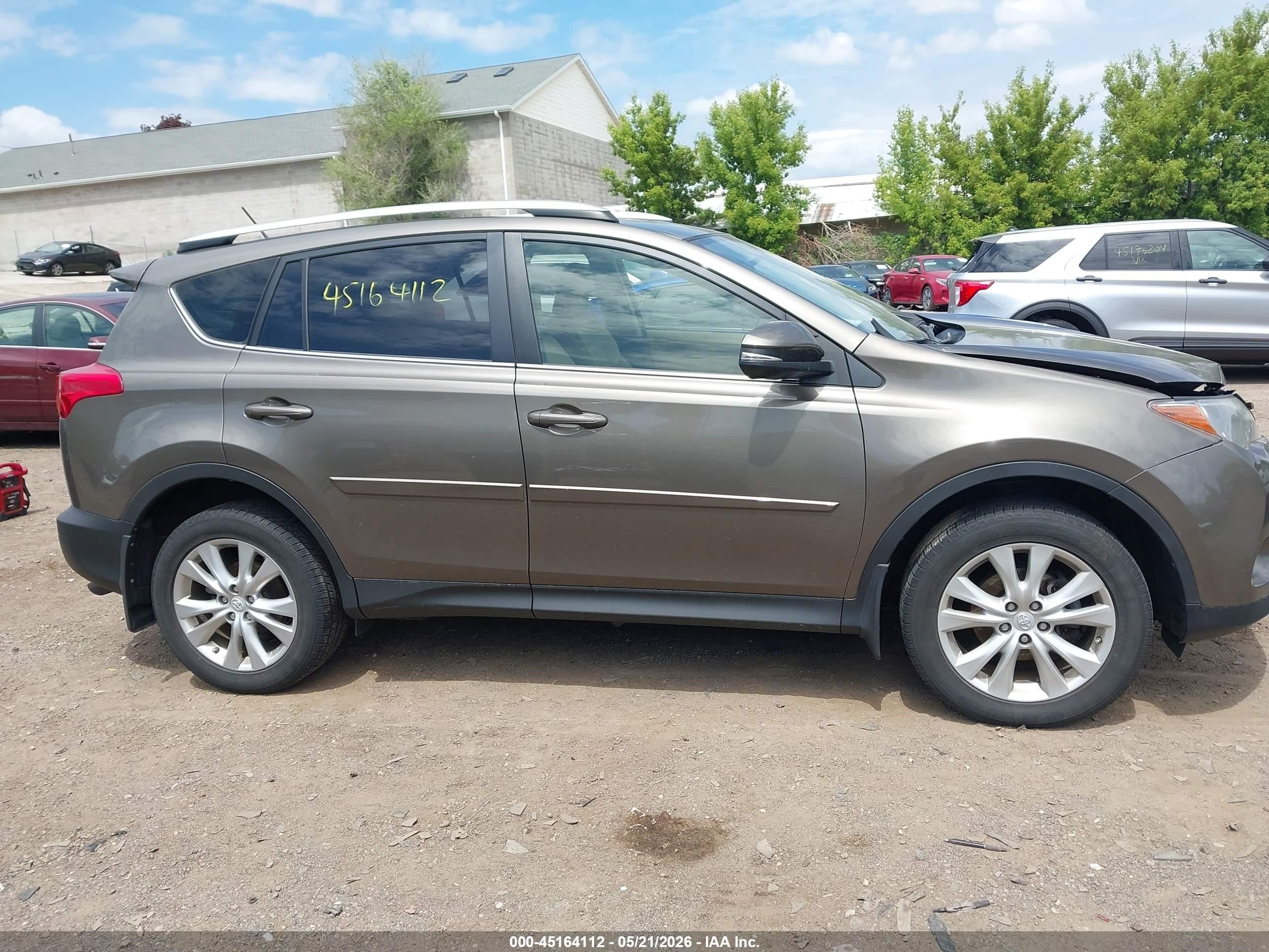 2013 Toyota Rav4 Limited Gray vin: JTMDFREVXD5019043