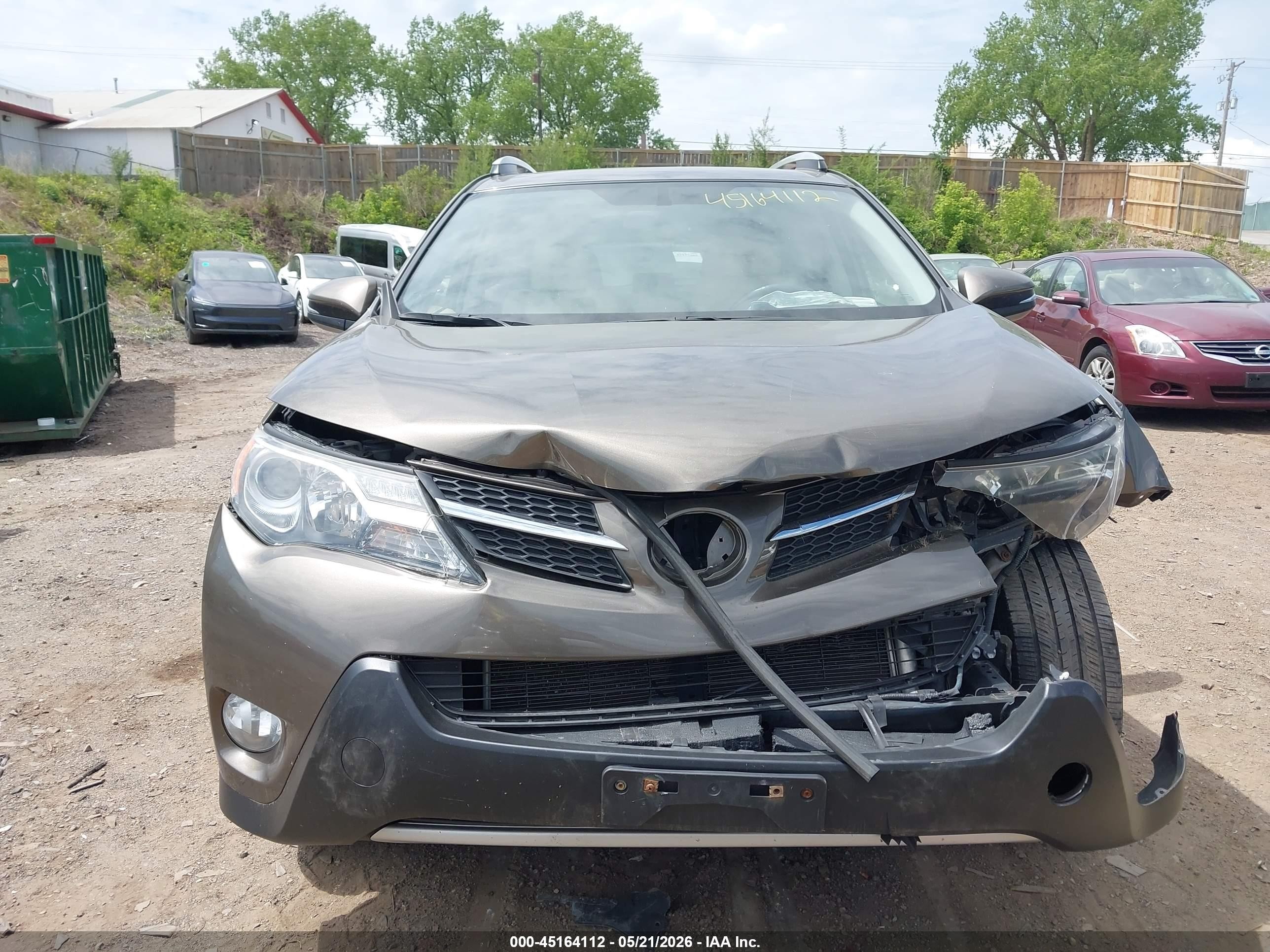 2013 Toyota Rav4 Limited Gray vin: JTMDFREVXD5019043