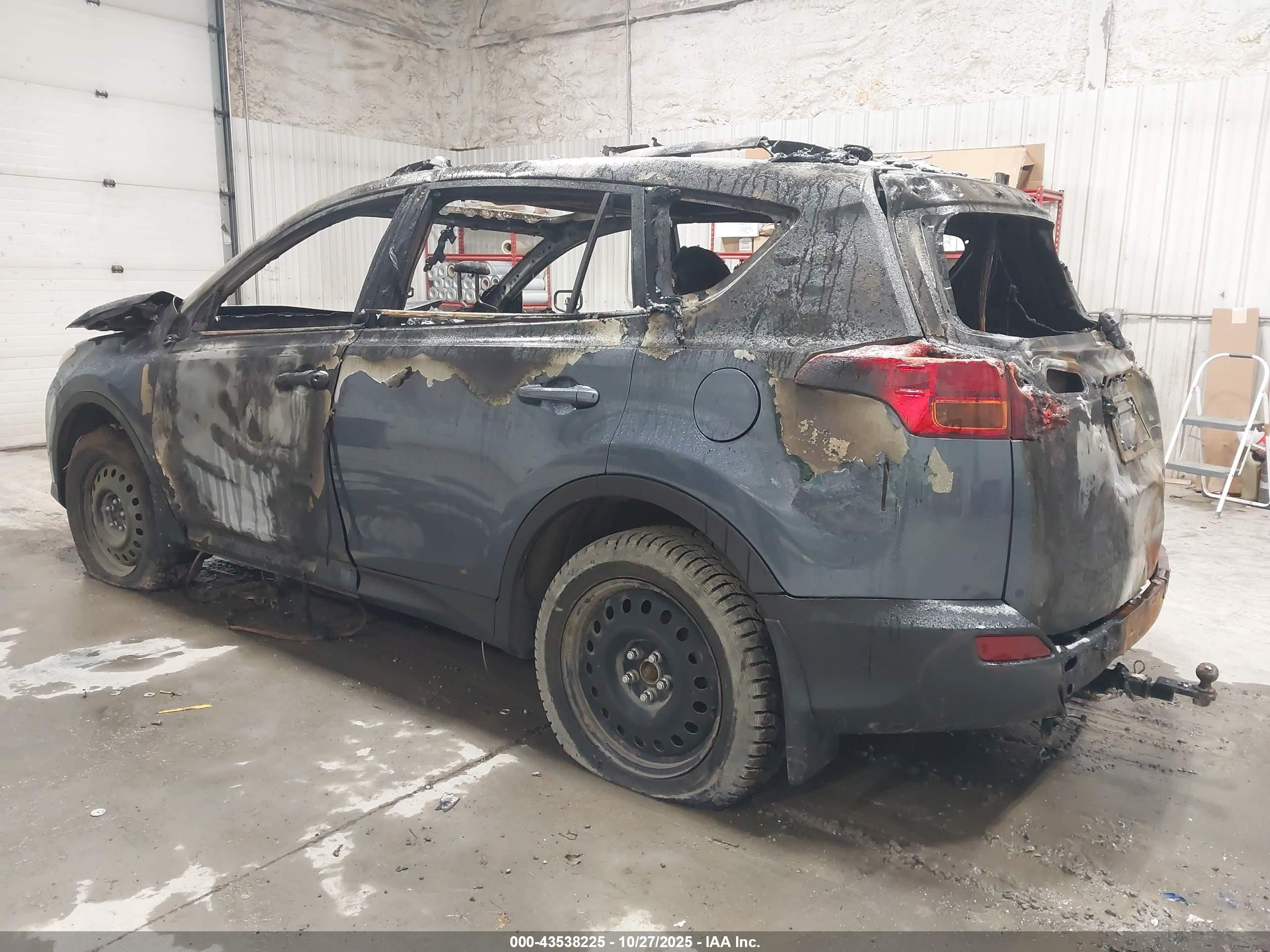 2014 Toyota Rav4 Limited Blue vin: JTMDFREVXED051093