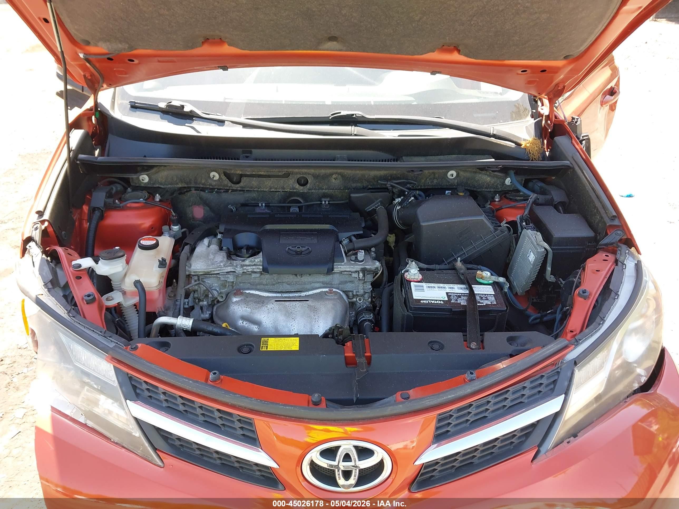 2015 Toyota Rav4 Limited Orange vin: JTMDFREVXFD133469