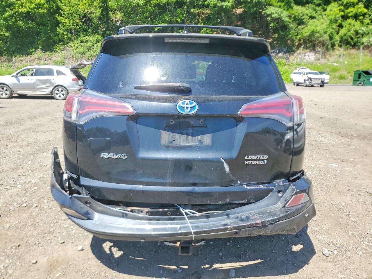 2016 Toyota Rav4 Hv Limited Black vin: JTMDJREV2GD023760