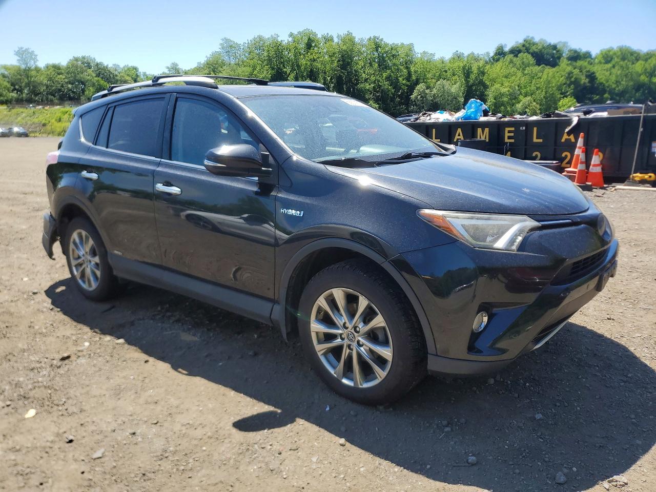 2016 Toyota Rav4 Hv Limited Black vin: JTMDJREV2GD023760