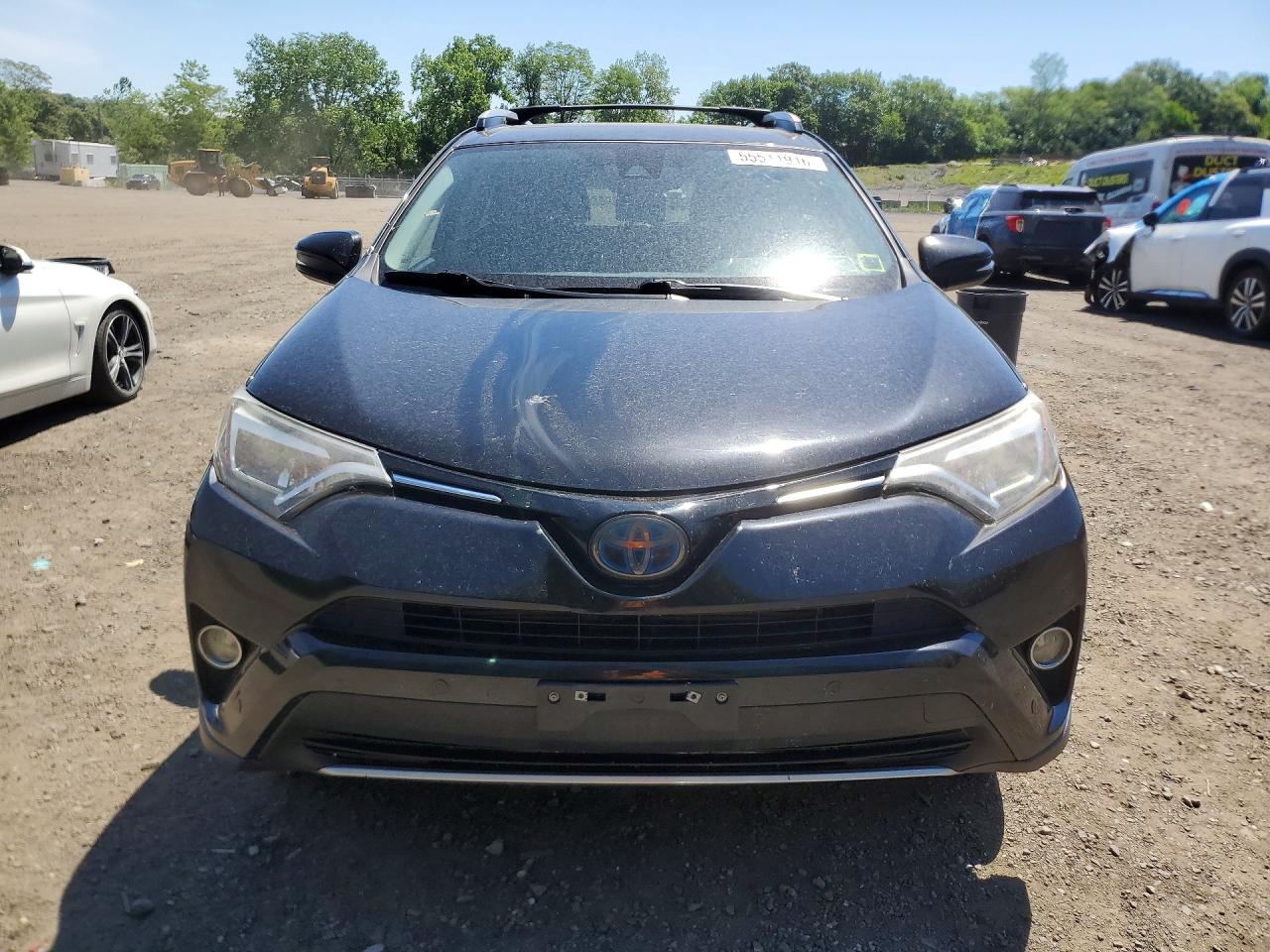 2016 Toyota Rav4 Hv Limited Black vin: JTMDJREV2GD023760