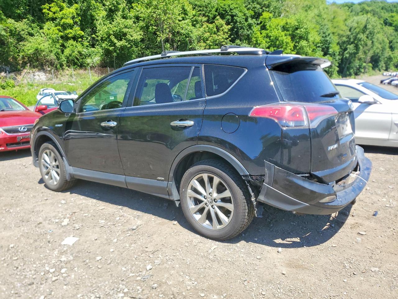 2016 Toyota Rav4 Hv Limited Black vin: JTMDJREV2GD023760