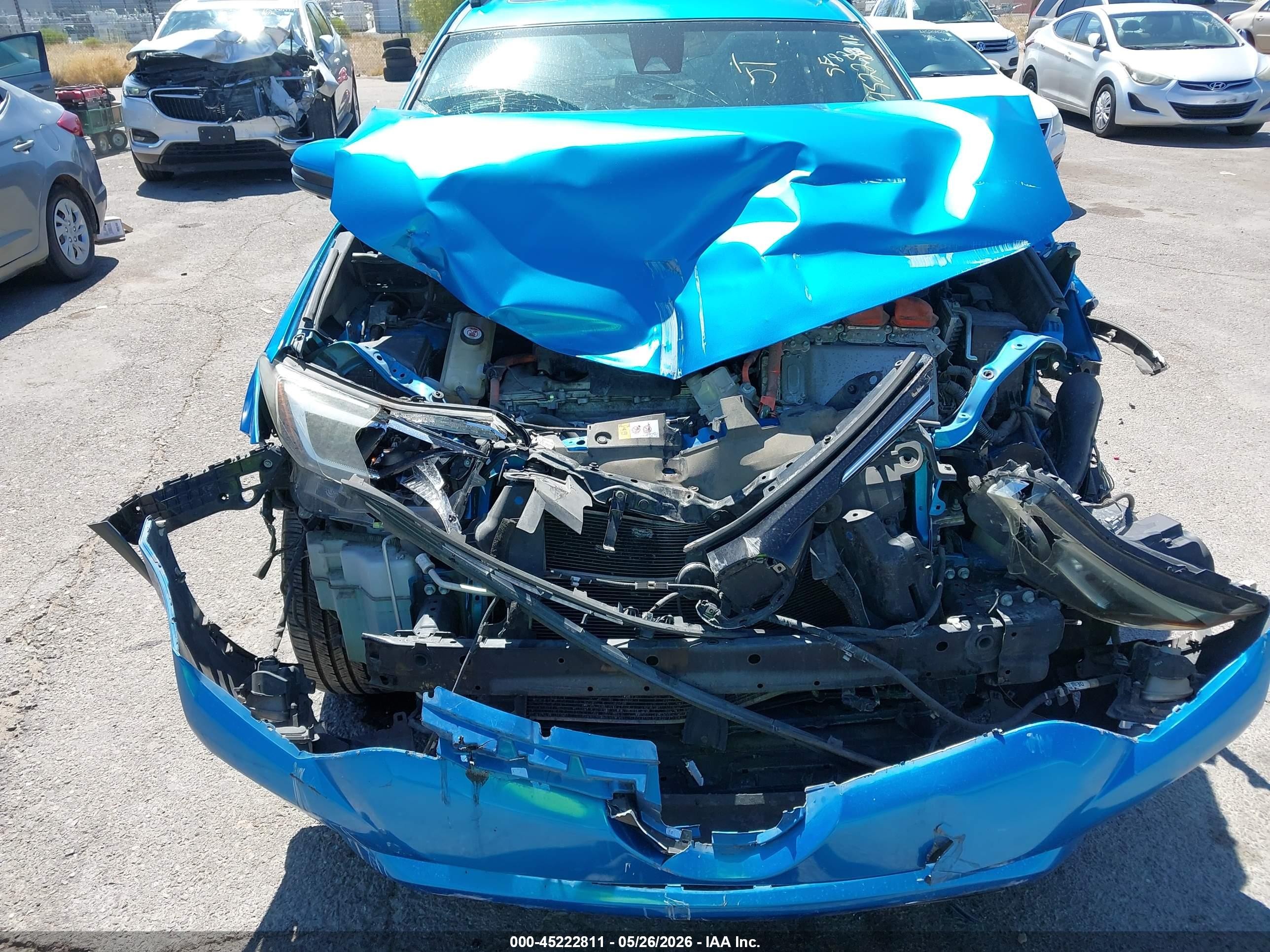 2018 Toyota Rav4 Hybrid Limited Blue vin: JTMDJREV3JD155725