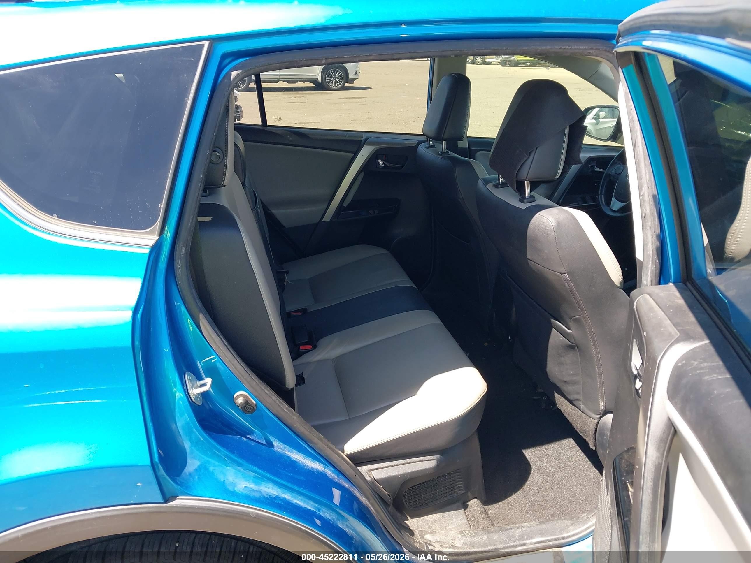 2018 Toyota Rav4 Hybrid Limited Blue vin: JTMDJREV3JD155725