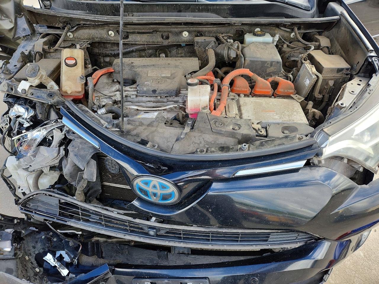 2016 Toyota Rav4 Hv Limited Black vin: JTMDJREV4GD044898