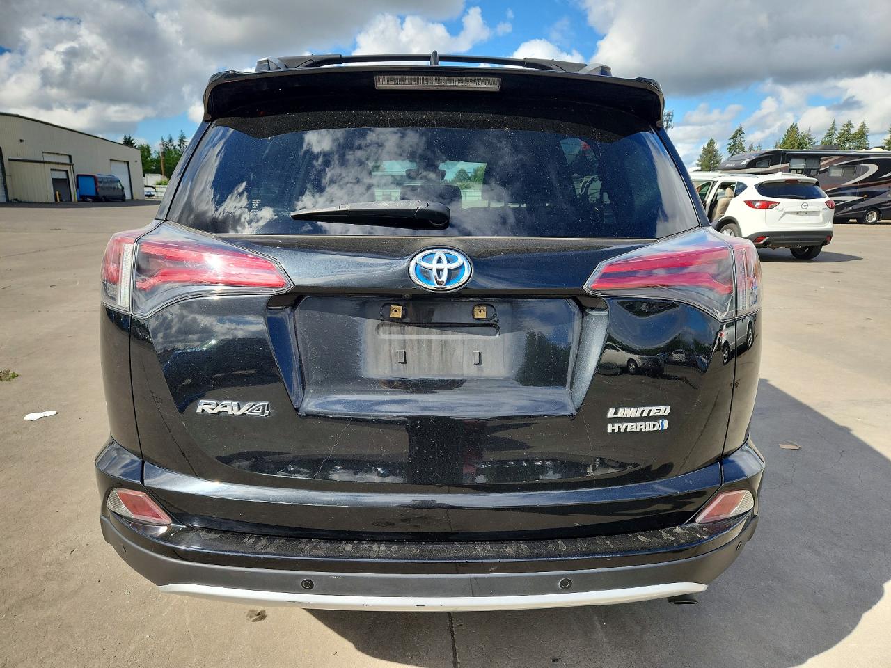2016 Toyota Rav4 Hv Limited Black vin: JTMDJREV4GD044898