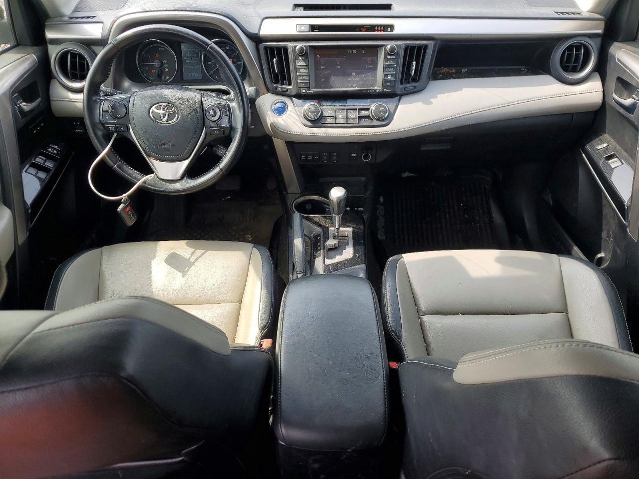 2017 Toyota Rav4 Hv Limited Blue vin: JTMDJREV4HD073447