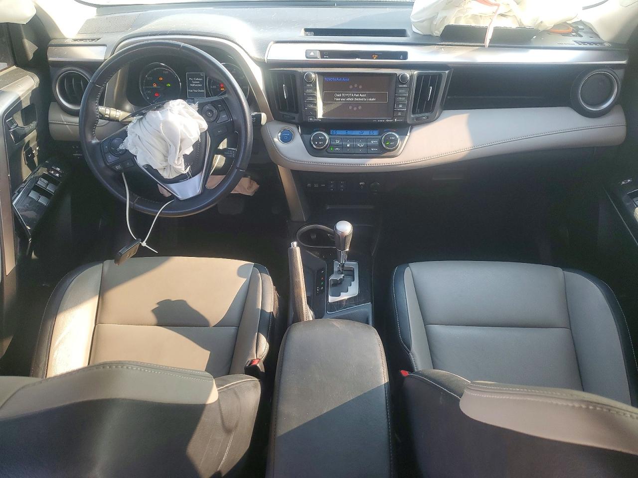2016 Toyota Rav4 Hv Limited Gray vin: JTMDJREV9GD043696