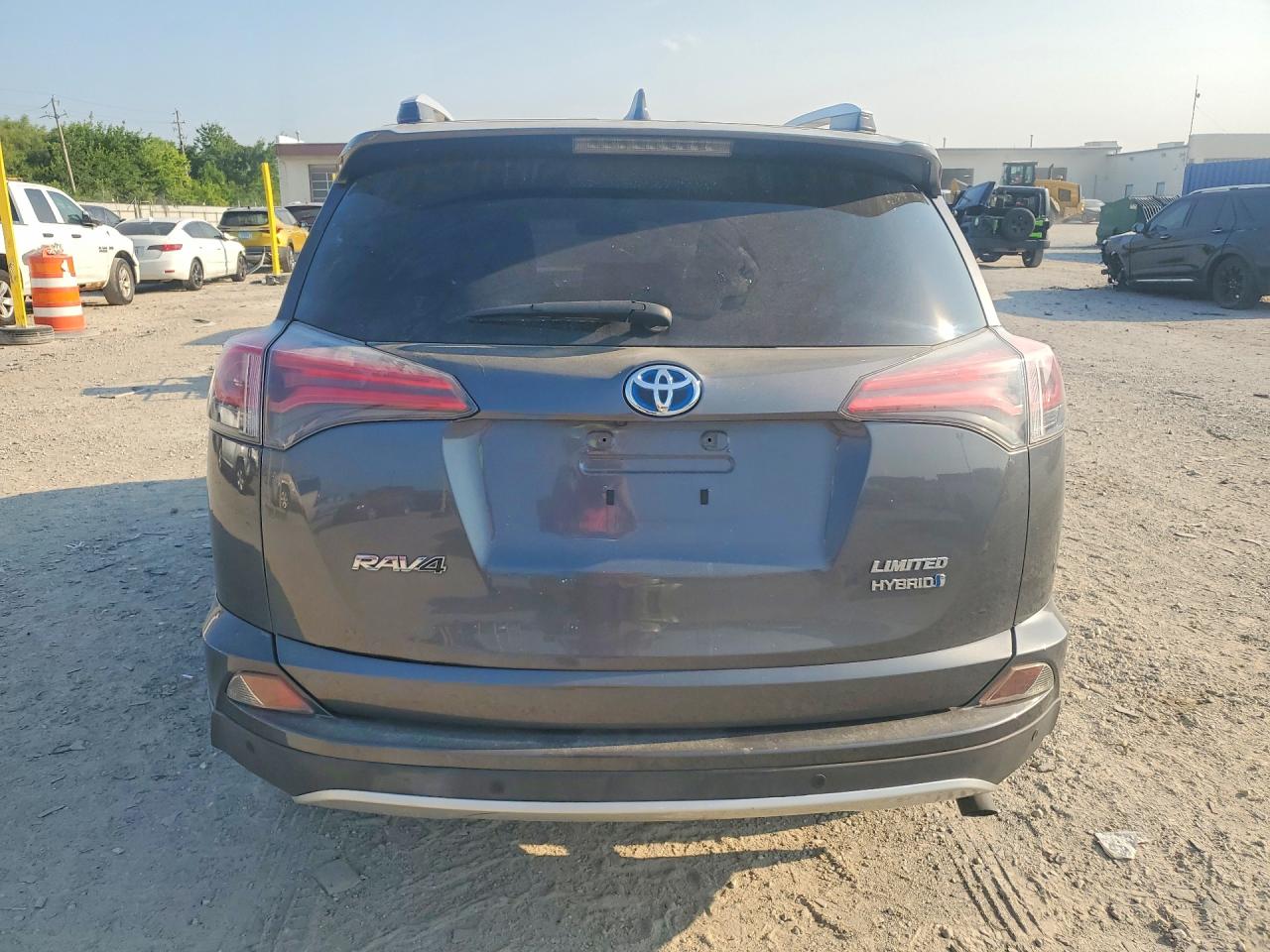 2016 Toyota Rav4 Hv Limited Gray vin: JTMDJREV9GD043696
