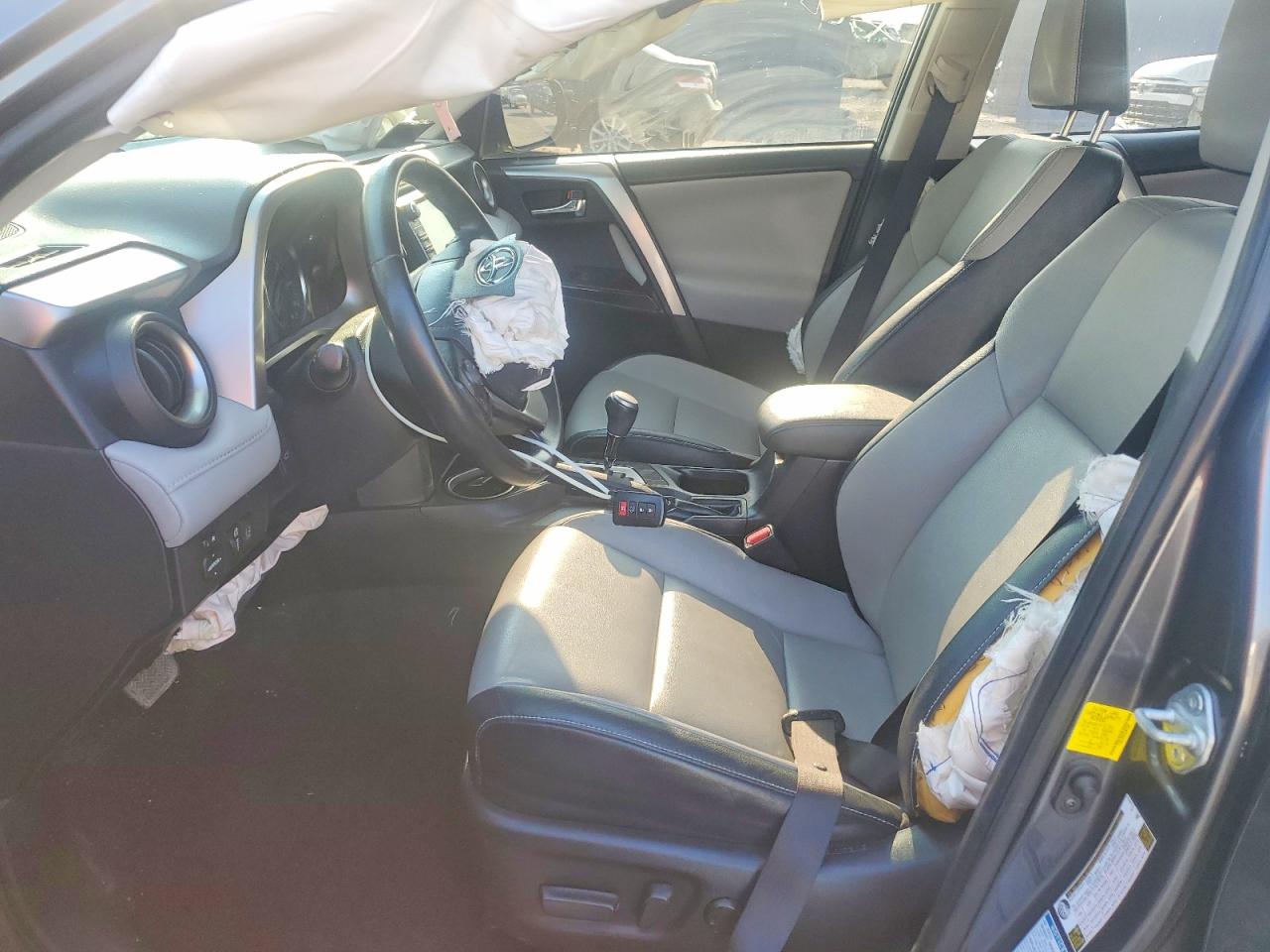 2016 Toyota Rav4 Hv Limited Gray vin: JTMDJREV9GD043696