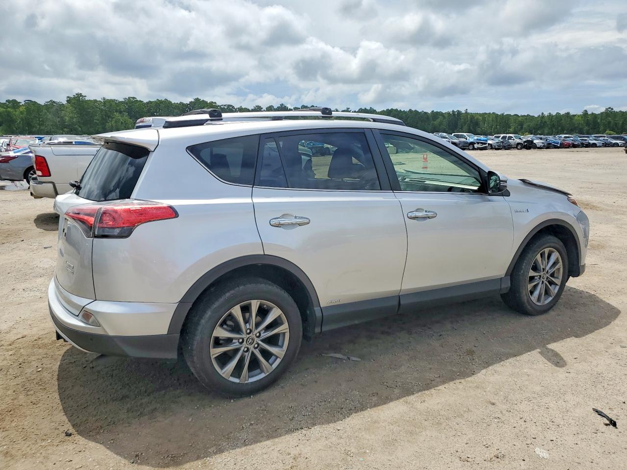 2016 Toyota Rav4 Hv Limited Silver vin: JTMDJREVXGD017351