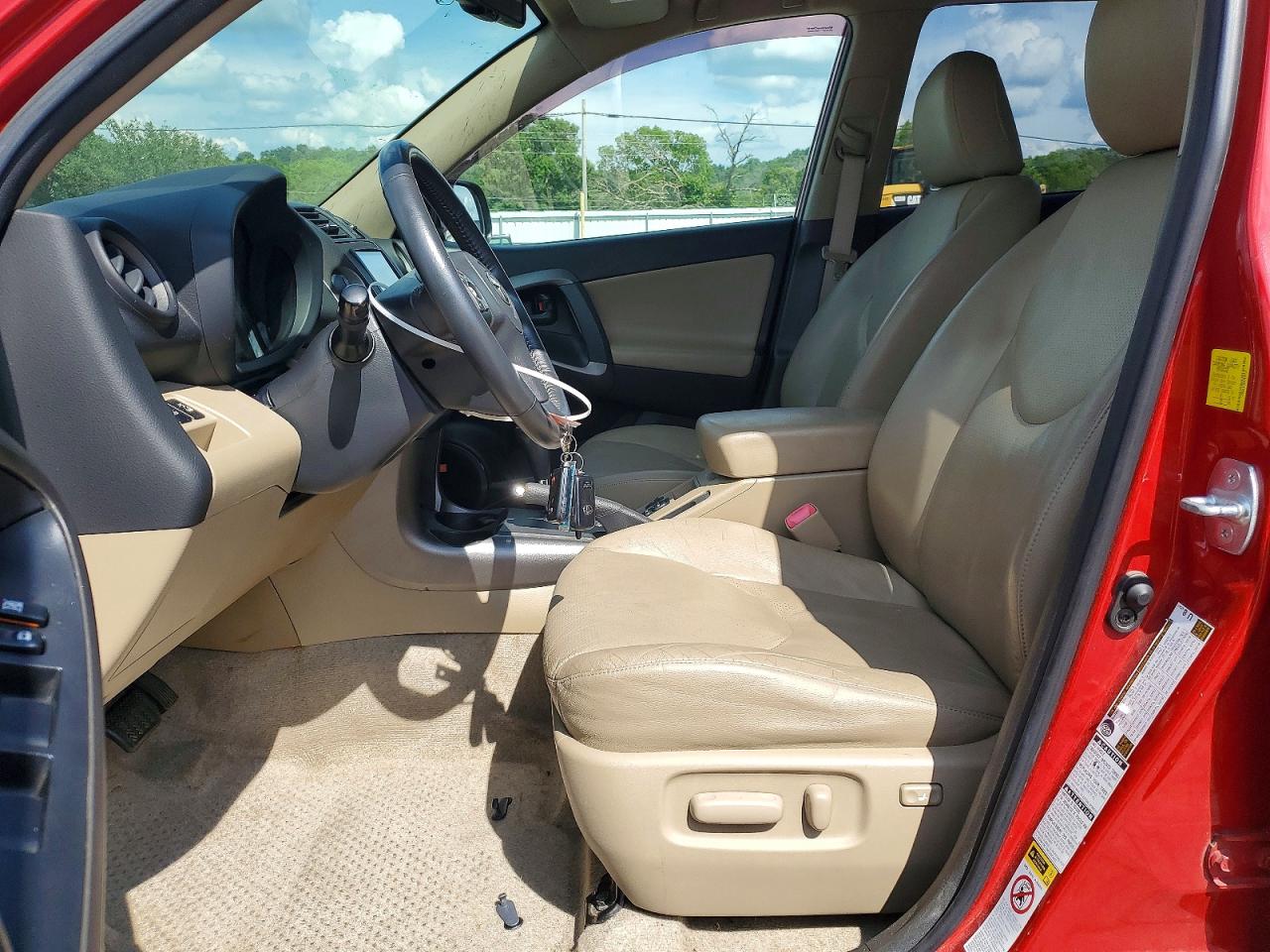 2010 Toyota Rav4 Limited Red vin: JTMDK4DV0AD016721