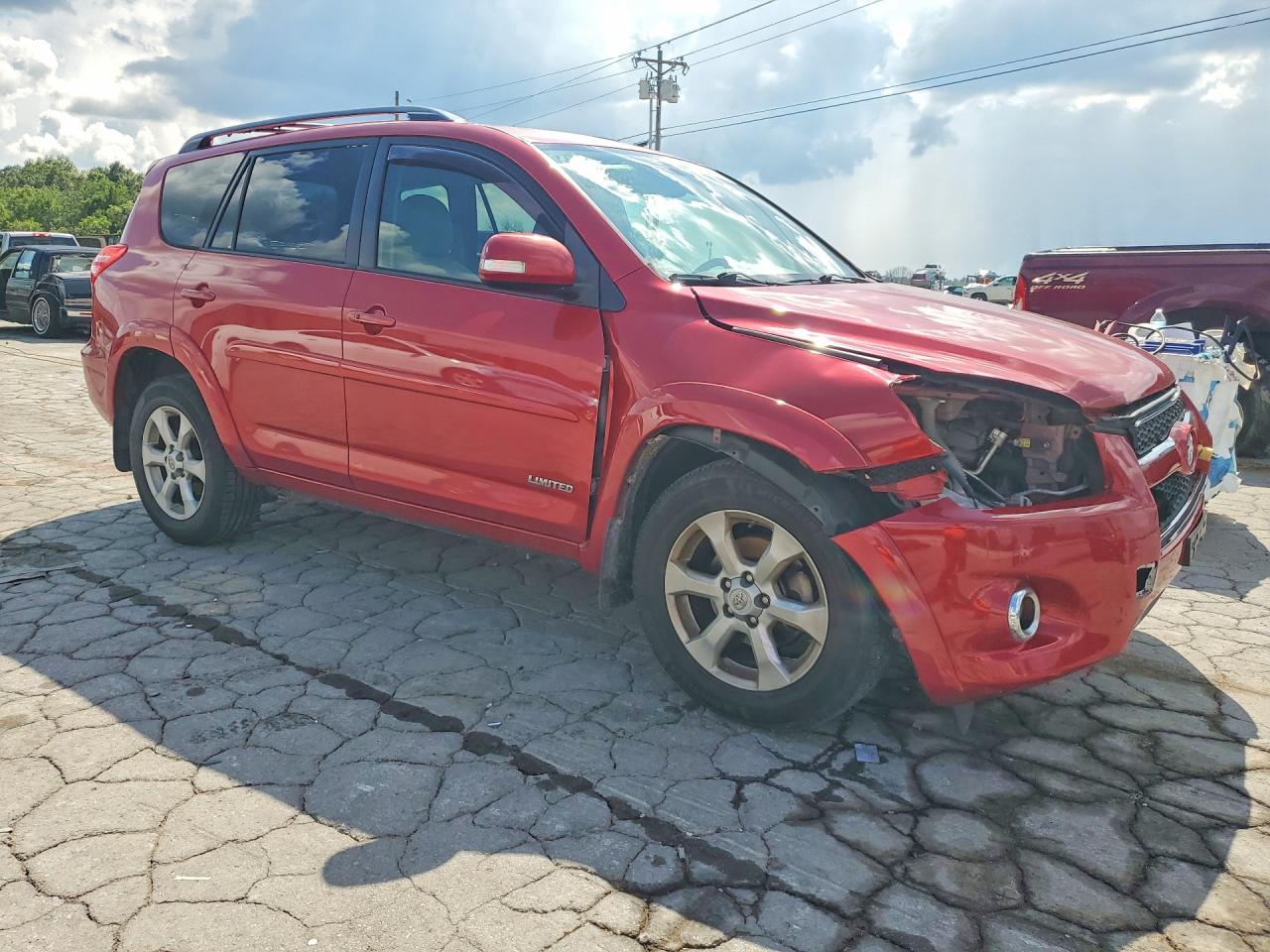 2010 Toyota Rav4 Limited Red vin: JTMDK4DV0AD016721