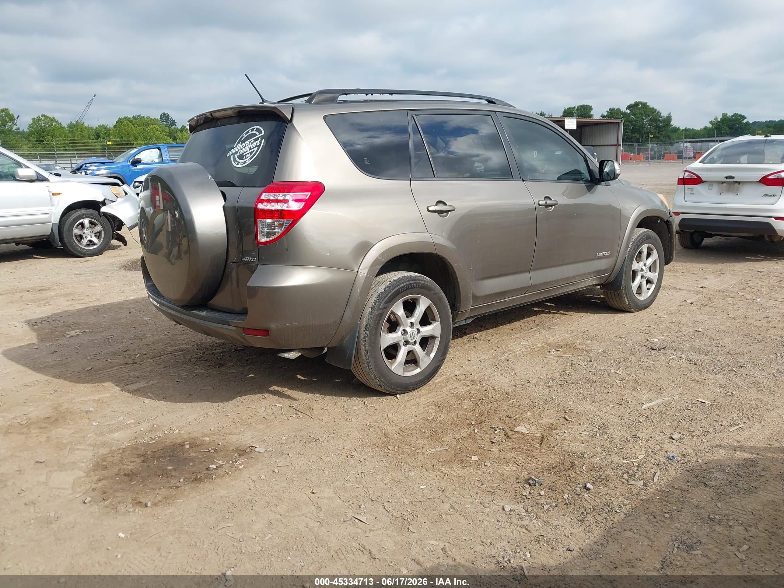 2010 Toyota Rav4 Limited V6 Gray vin: JTMDK4DV2AD013934