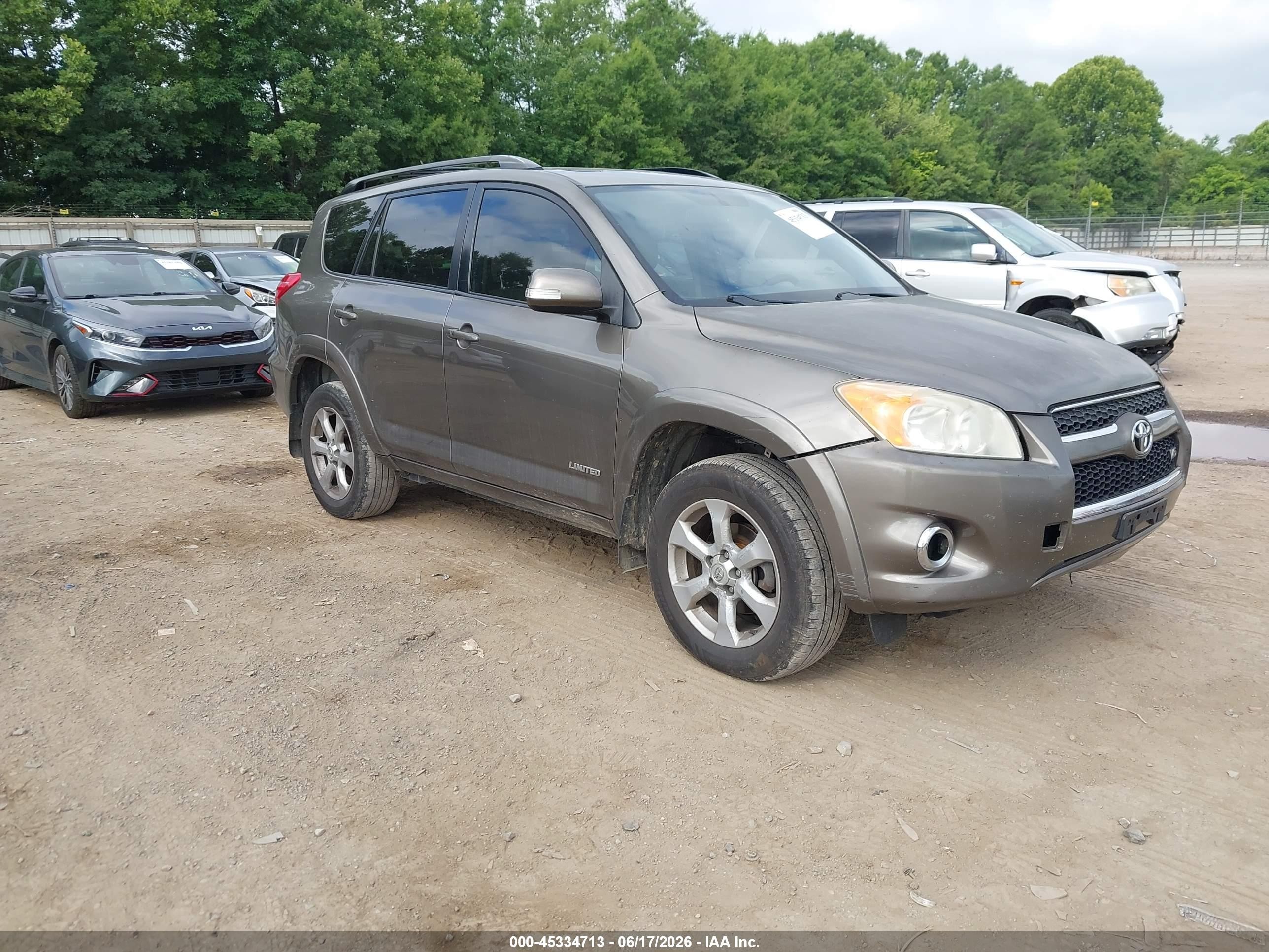 2010 Toyota Rav4 Limited V6 Gray vin: JTMDK4DV2AD013934
