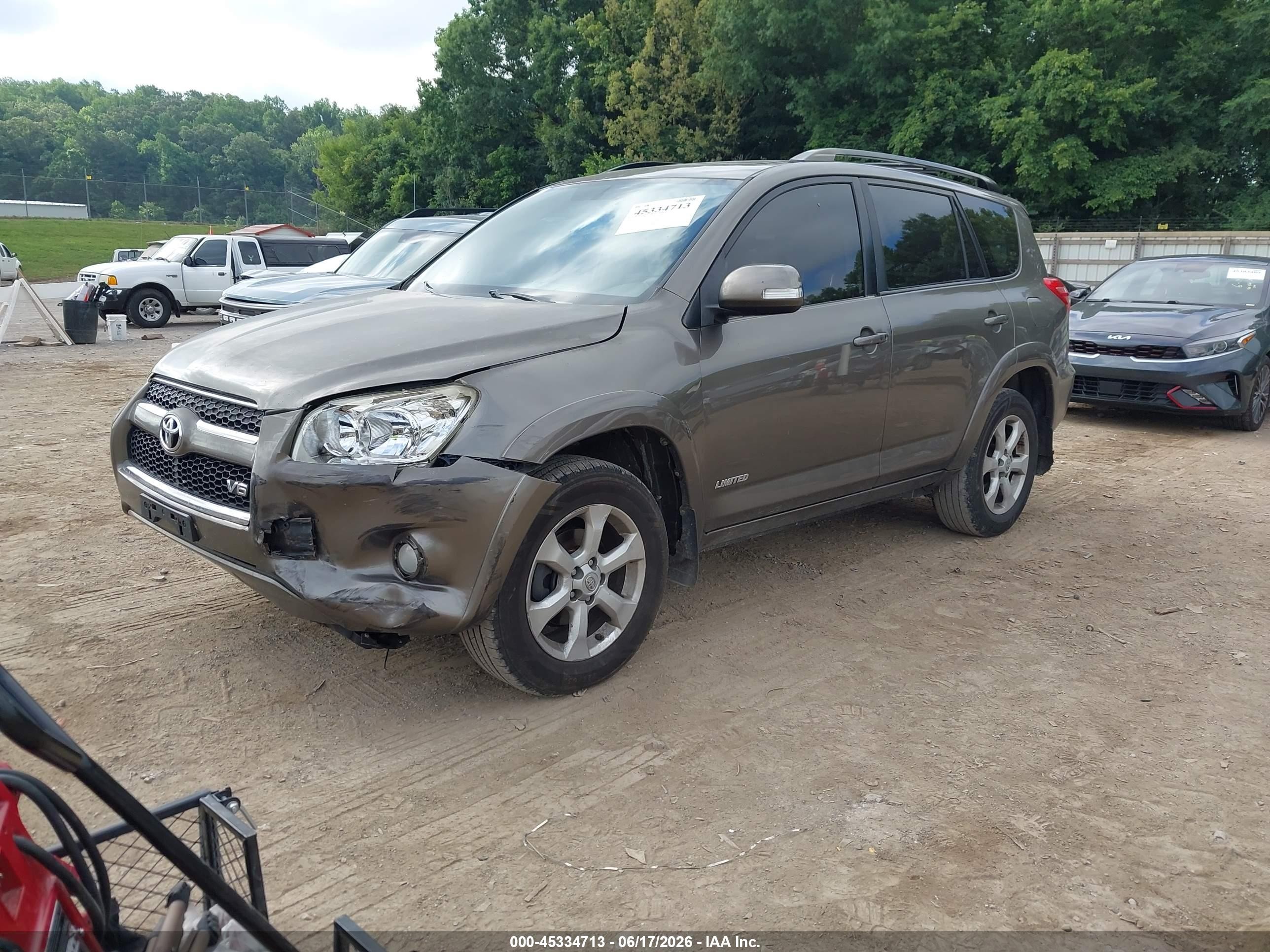2010 Toyota Rav4 Limited V6 Gray vin: JTMDK4DV2AD013934