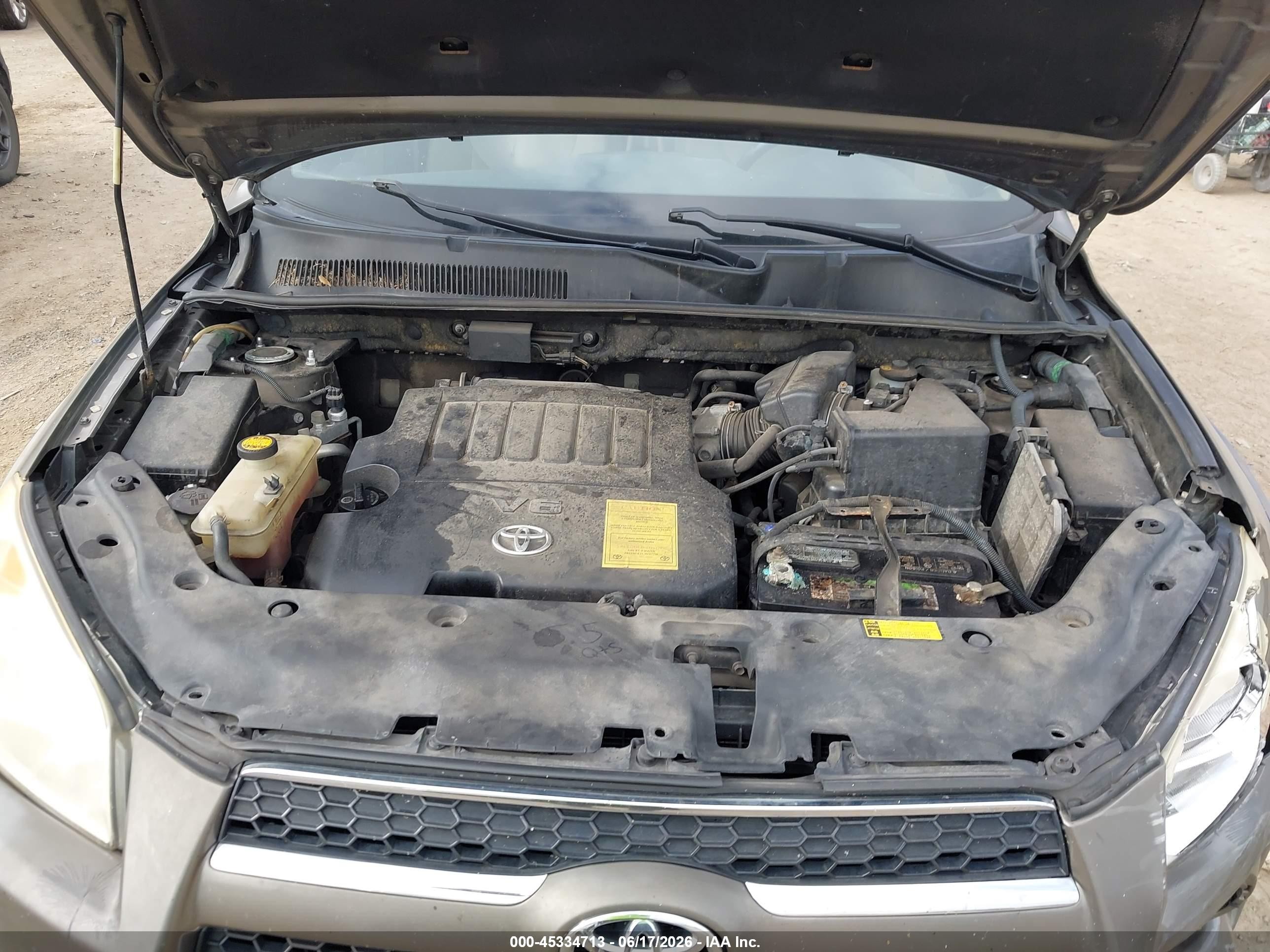 2010 Toyota Rav4 Limited V6 Gray vin: JTMDK4DV2AD013934