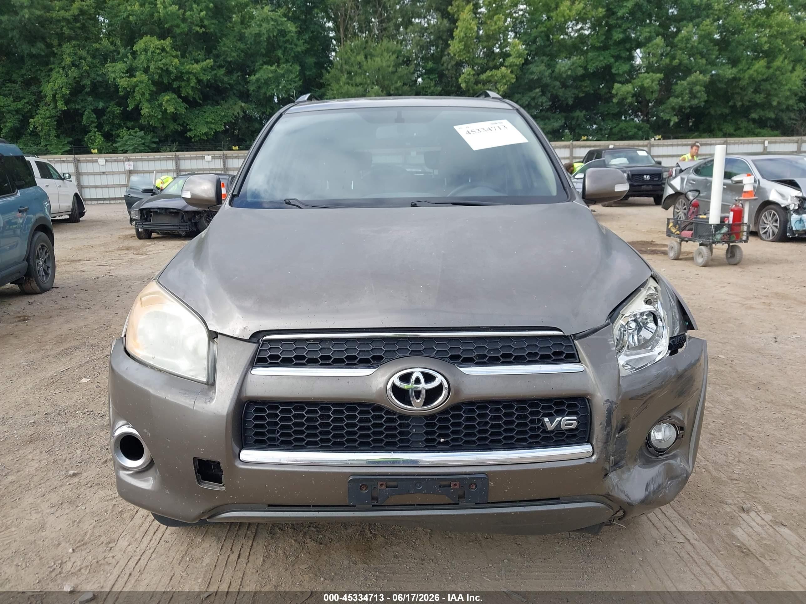 2010 Toyota Rav4 Limited V6 Gray vin: JTMDK4DV2AD013934