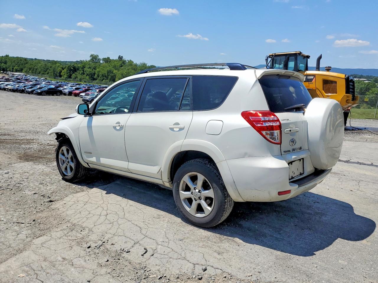 2010 Toyota Rav4 Limited White vin: JTMDK4DV2AD016798