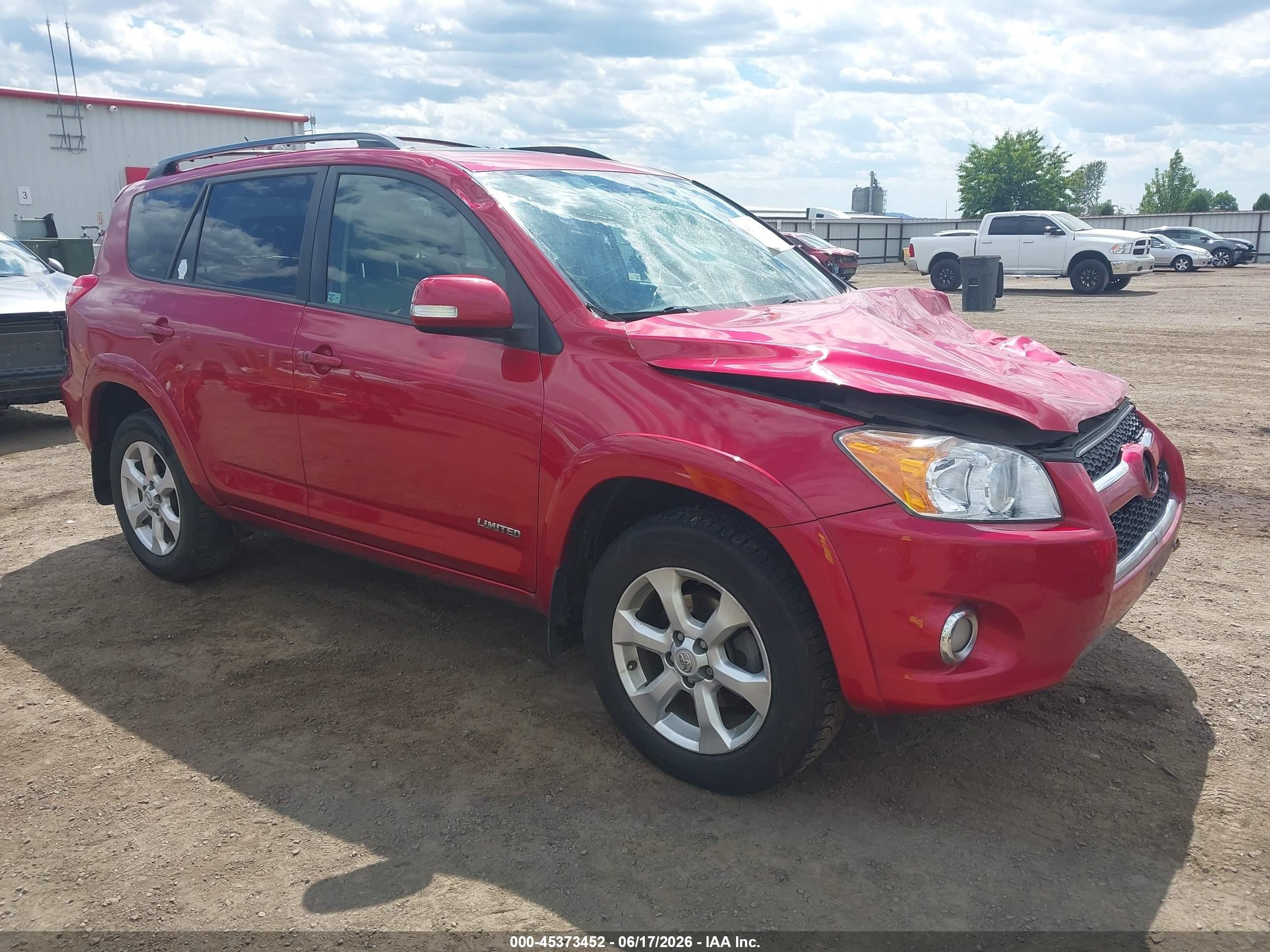 2010 Toyota Rav4 Limited V6 Red vin: JTMDK4DV3A5096784