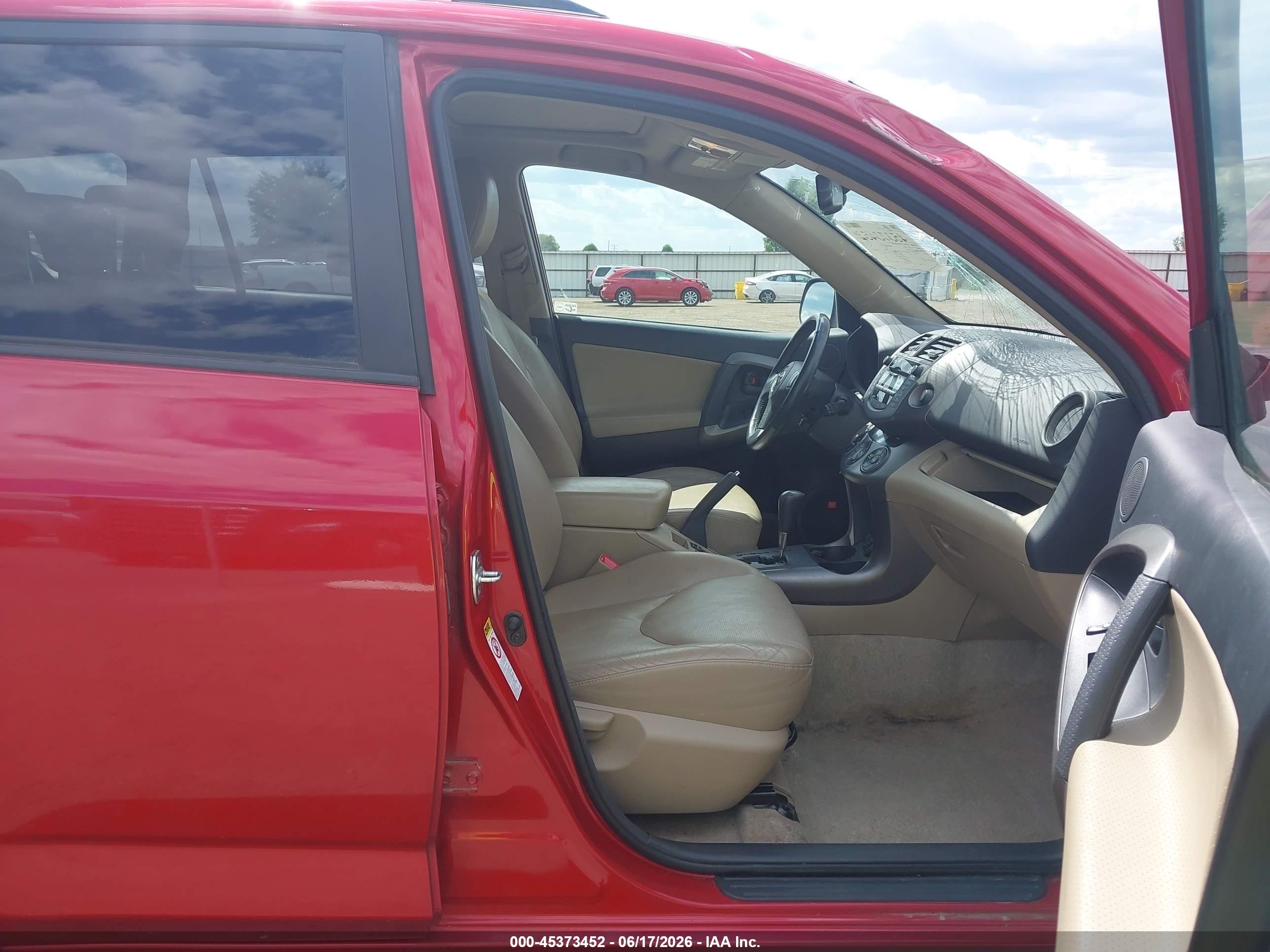 2010 Toyota Rav4 Limited V6 Красный vin: JTMDK4DV3A5096784