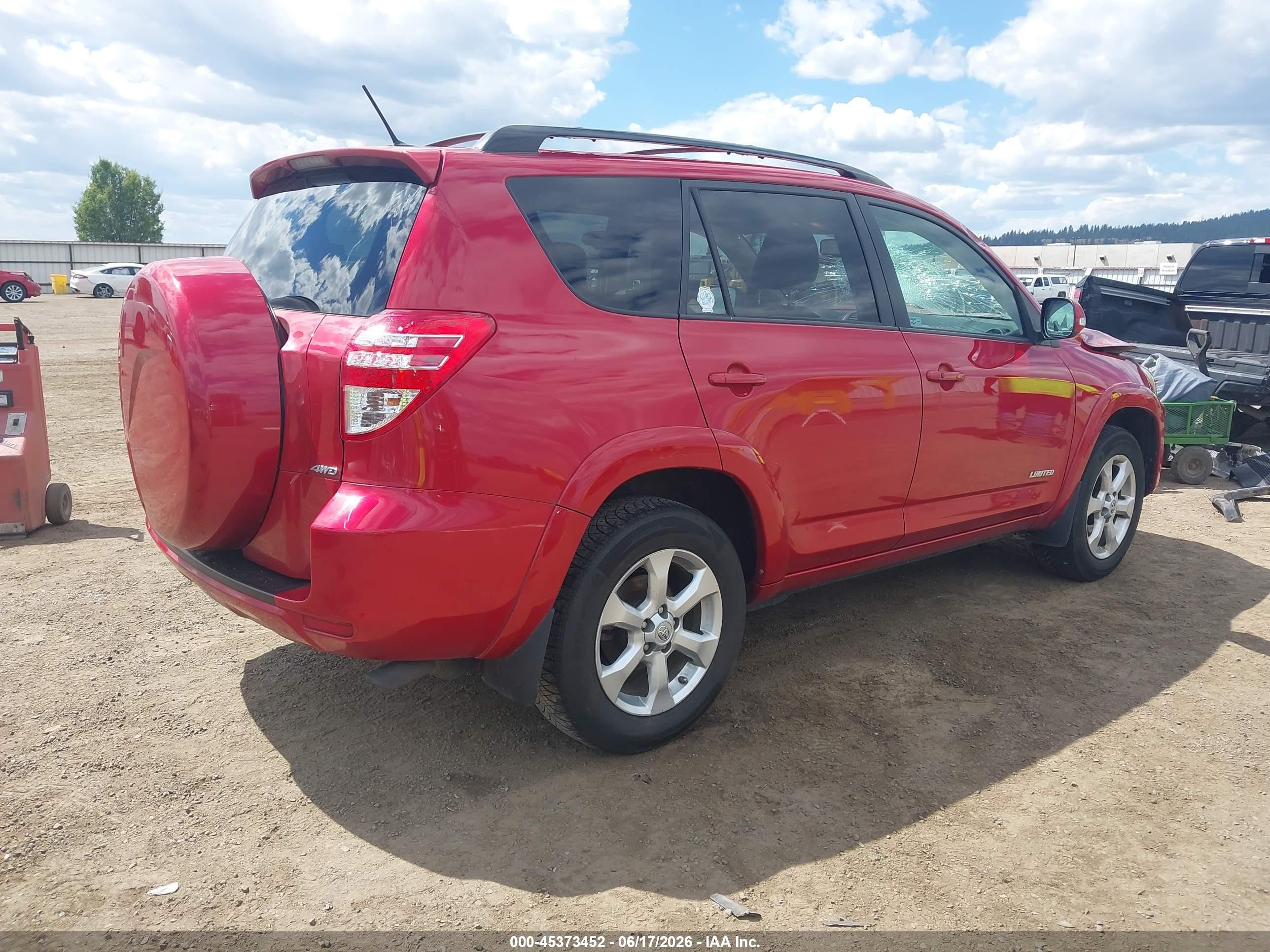 2010 Toyota Rav4 Limited V6 Красный vin: JTMDK4DV3A5096784